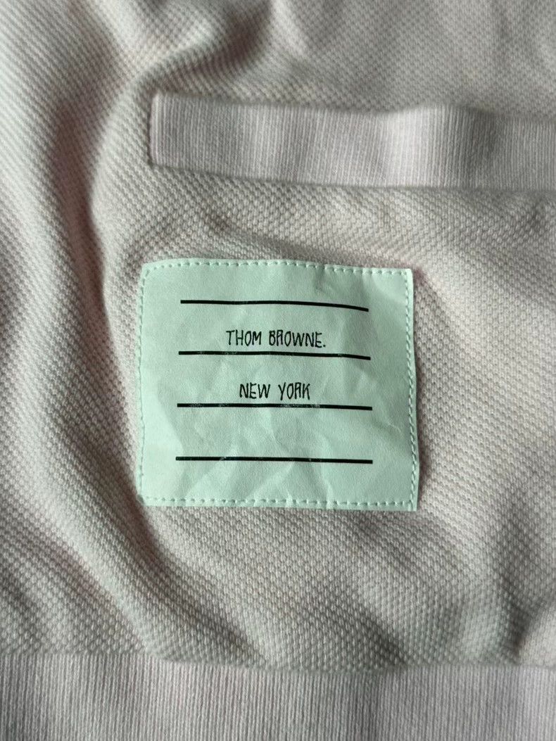 Thom Browne Thom Browne Pink striped cardigan Size US S / EU 44-46 / 1 - 4 Thumbnail