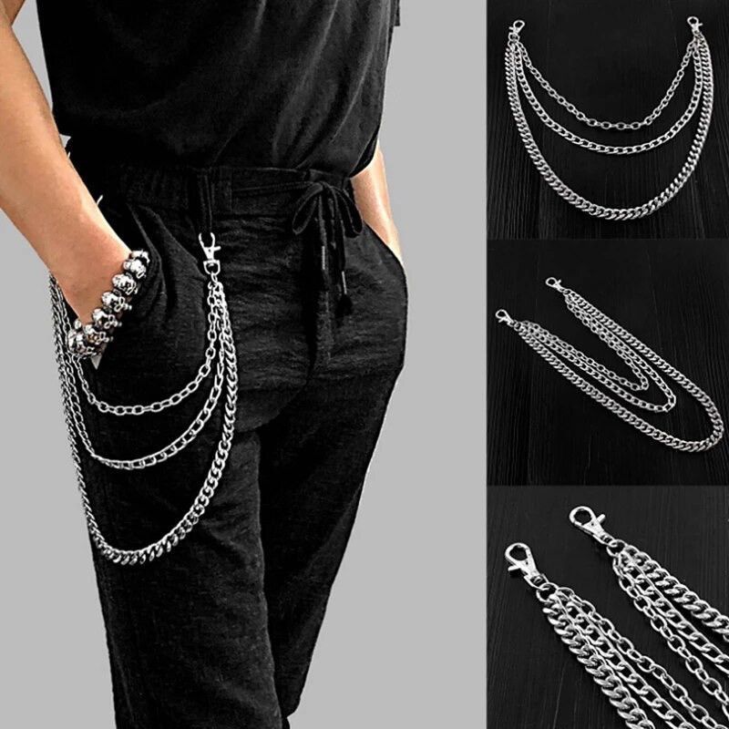 Jewelry Multilayer Punk Street Trouser Chain Size ONE SIZE - 4 Thumbnail