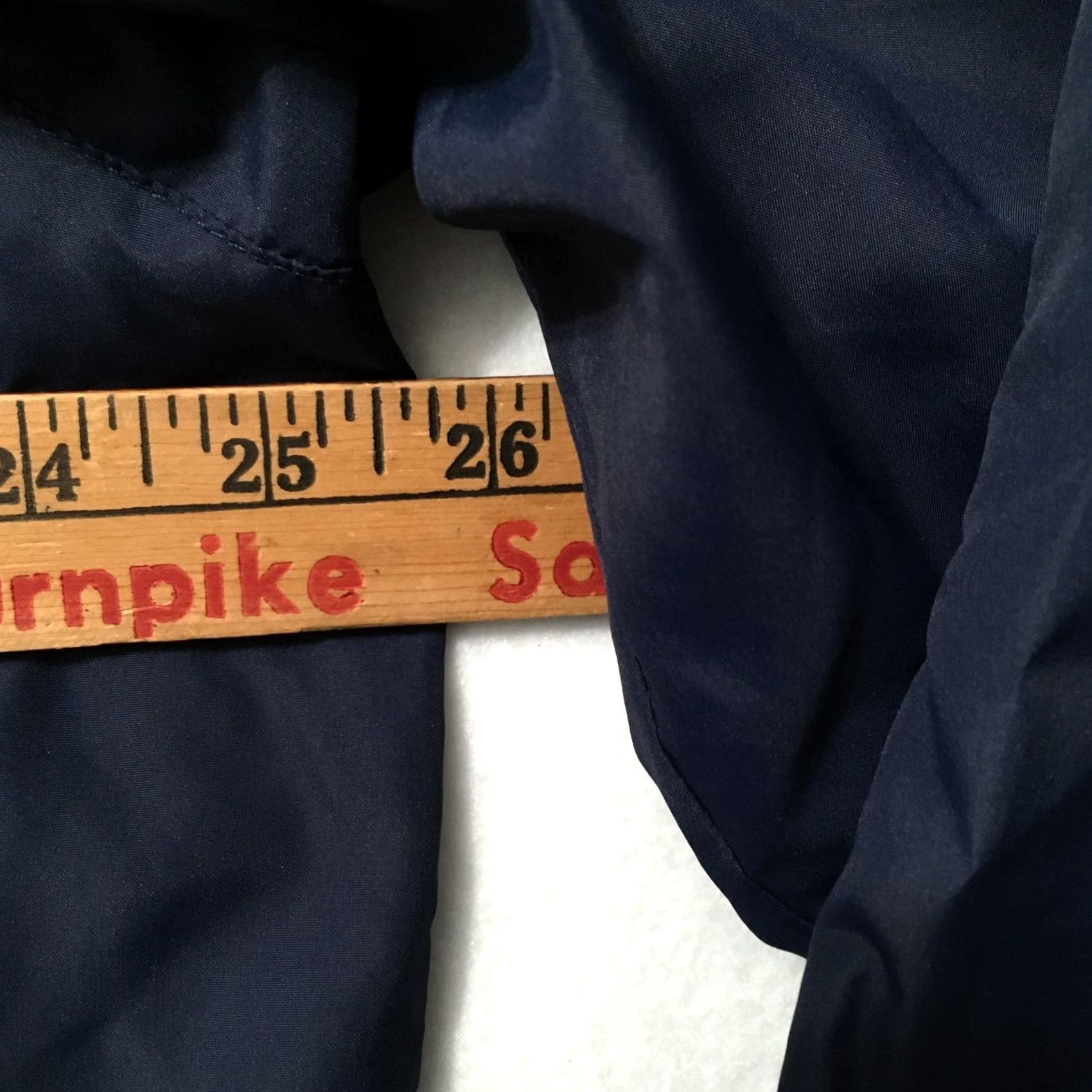 Vintage Navy blue Mens Sport-Tek Jacket Windbreaker Logo Stripe Hoodie Shirt? Size US L / EU 52-54 / 3 - 6 Thumbnail