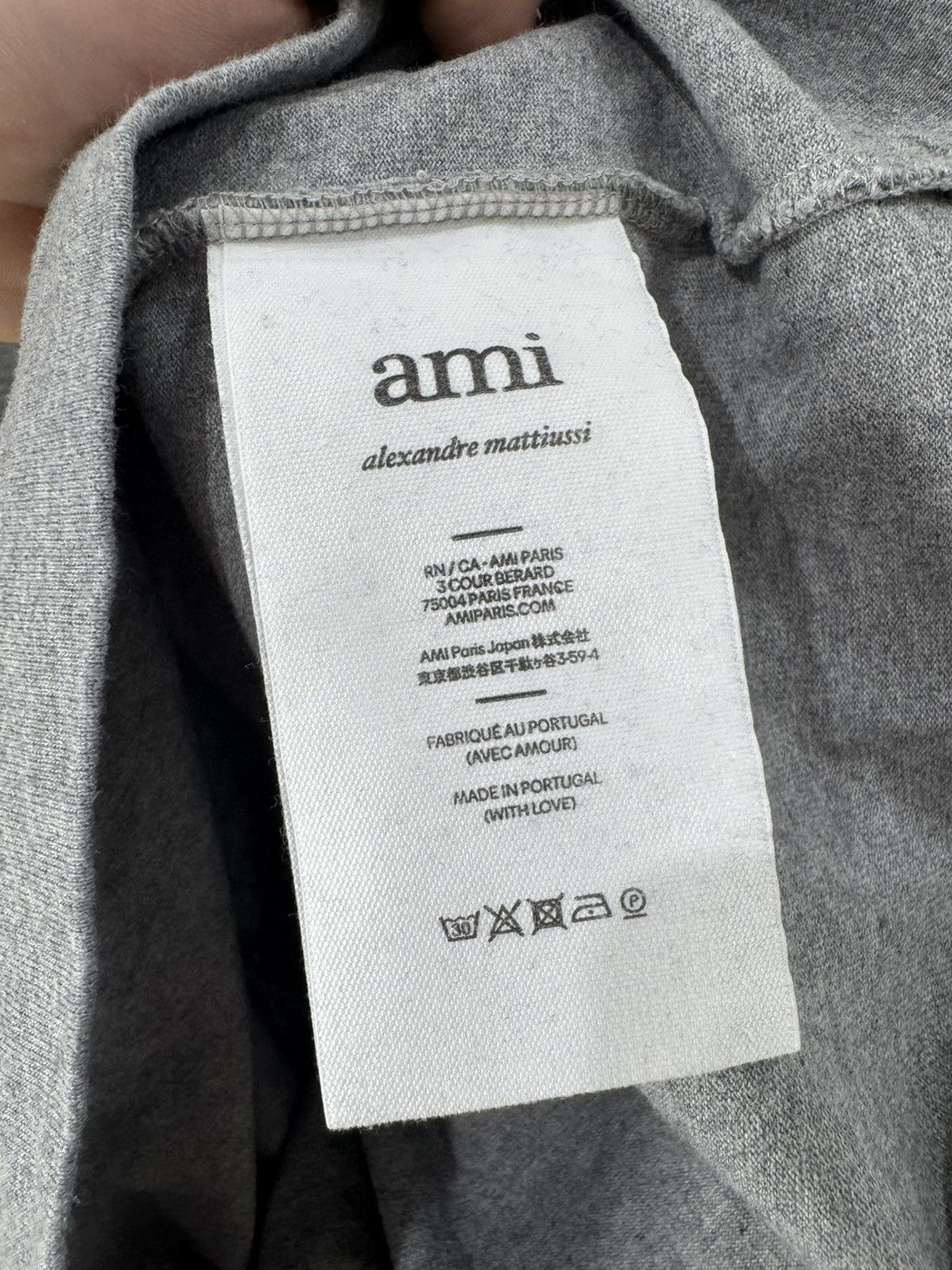 AMI Ami Paris Sweatshirt light crewneck small logo Size US S / EU 44-46 / 1 - 5 Thumbnail