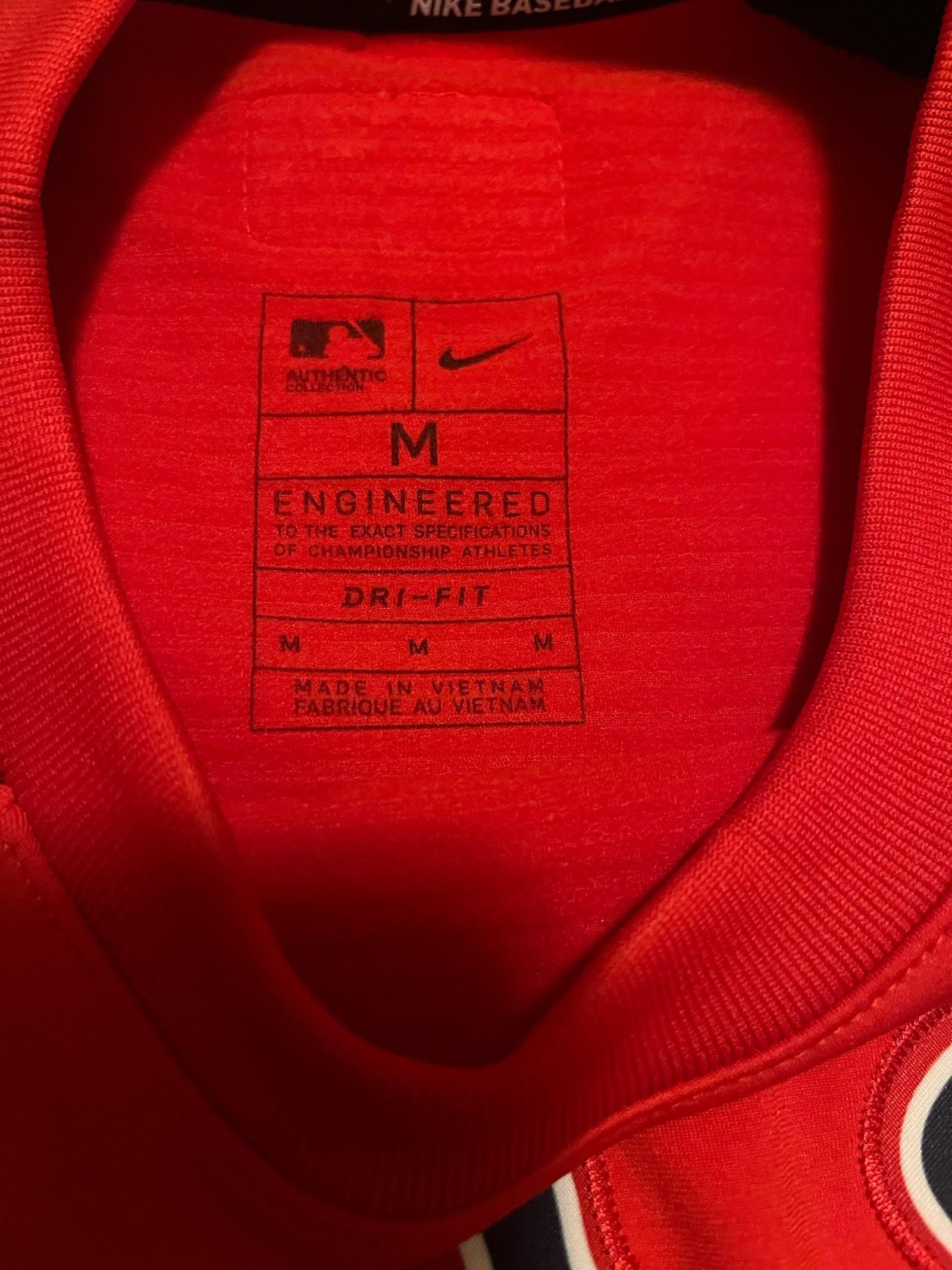 Nike Nike Men's Boston Red Sox Navy/Red Authentic Pullover Sweatshirt Size US M / EU 48-50 / 2 - 6 Thumbnail