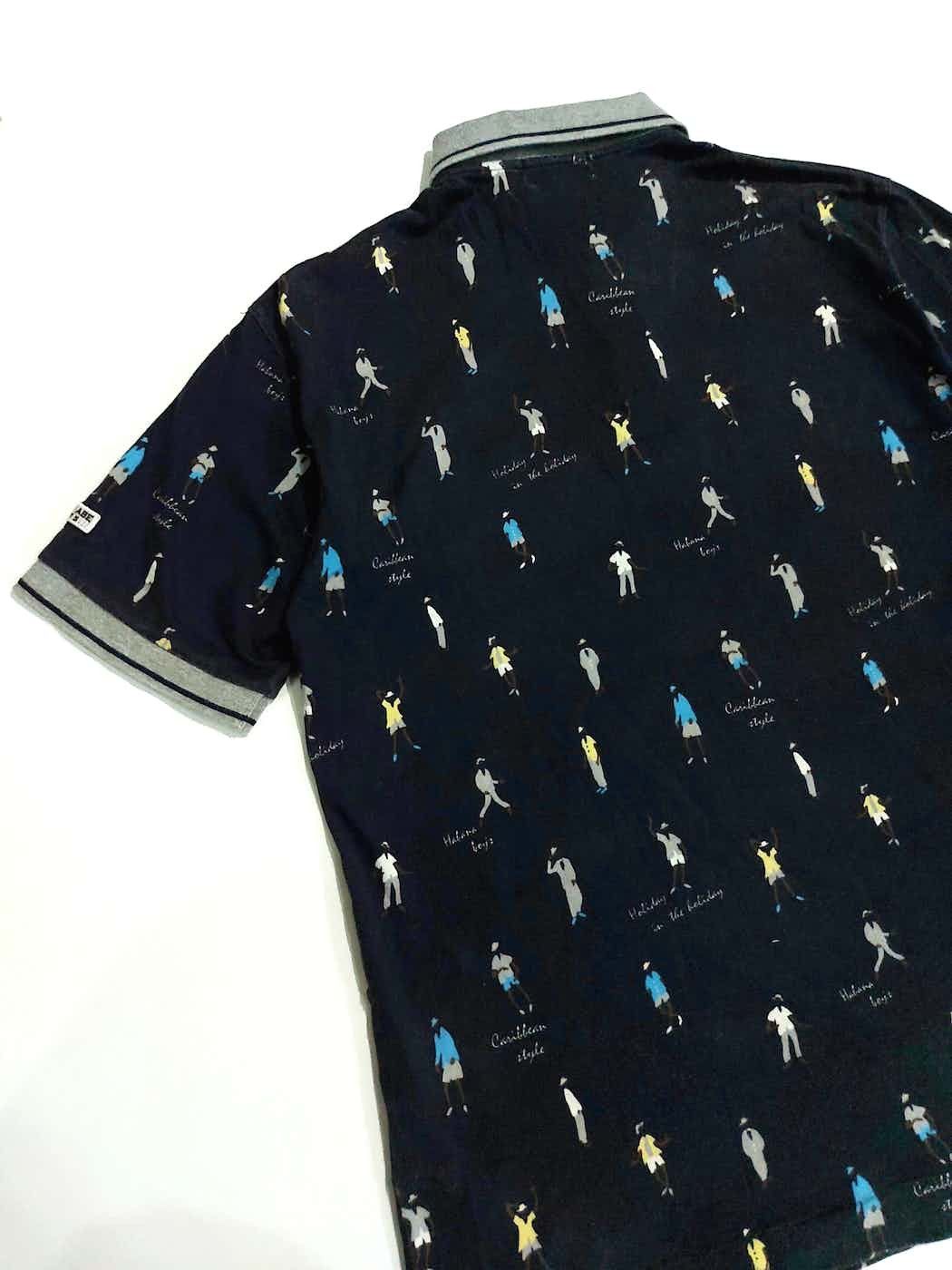 Designer × Japanese Brand × Kensho Abe Vintage Kensho Abe Golf Monogram Polo Size US M / EU 48-50 / 2 - 8 Thumbnail