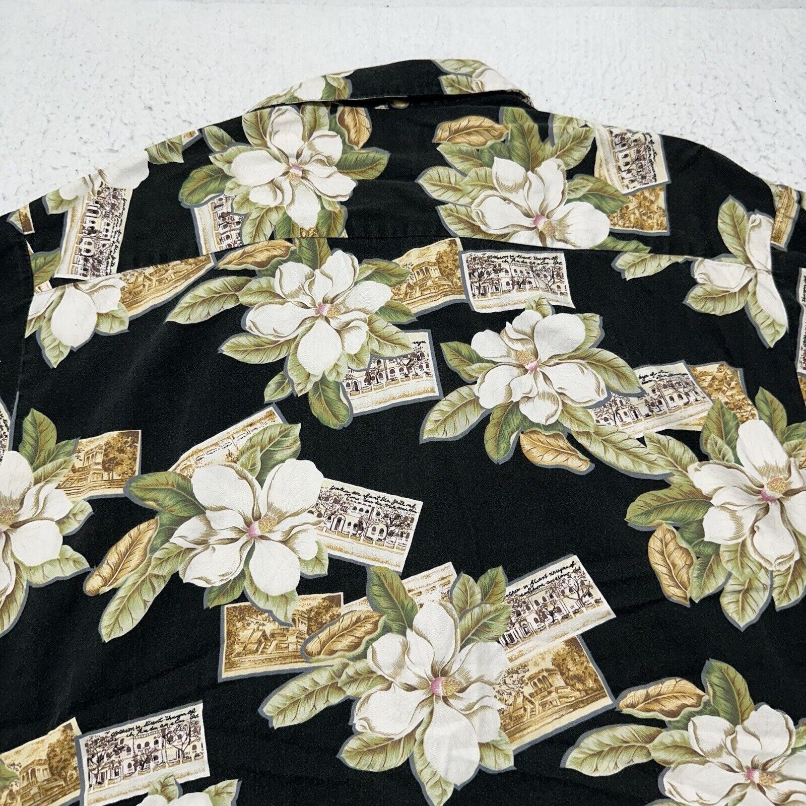 Other Kona Kai XL Hawaiian Button Up Shirt Floral Postcard Pattern Size US XL / EU 56 / 4 - 10 Thumbnail