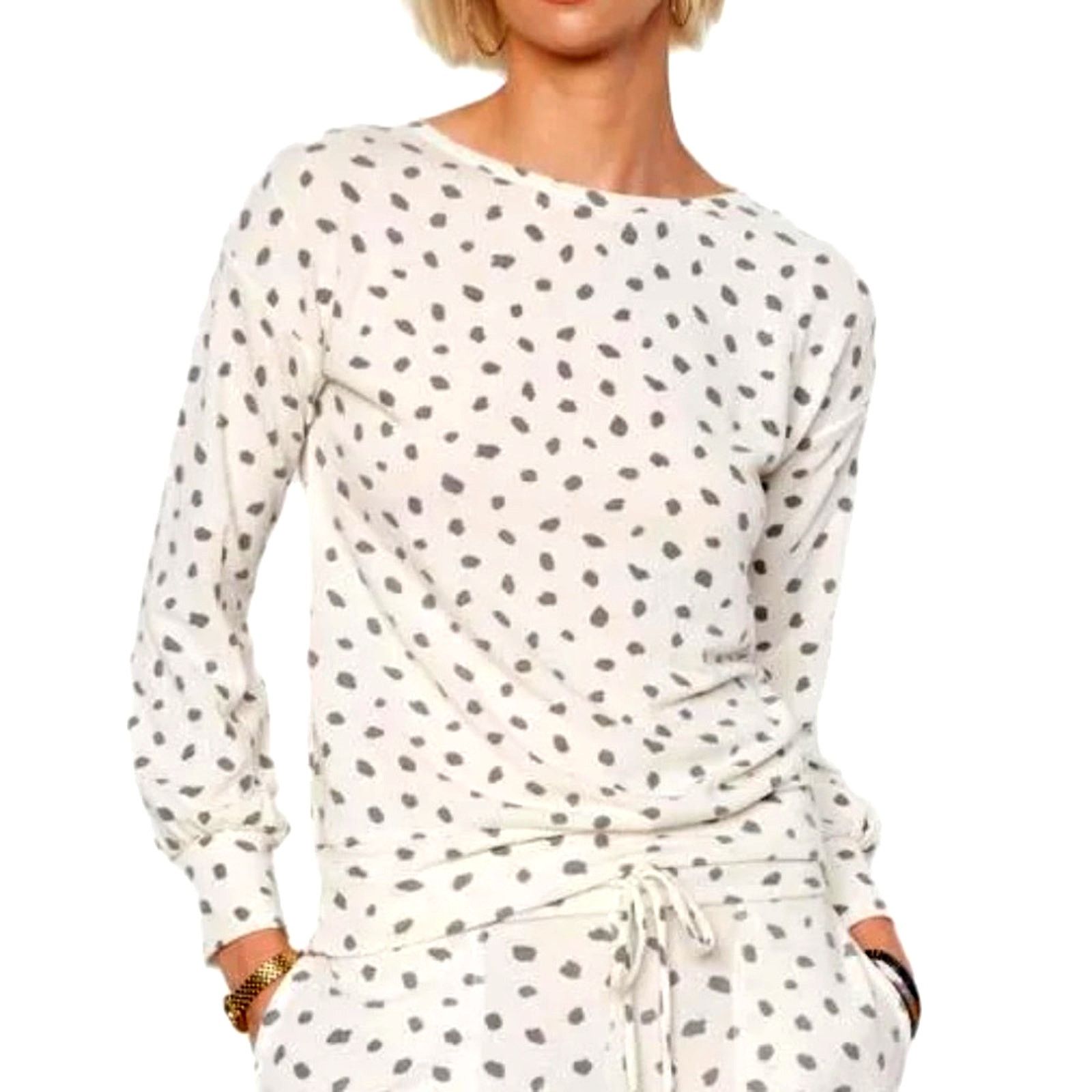 TART Collections Tart Collections Cheetah Print Ribbed Sweater Cheetah Dot M Size M / US 6-8 / IT 42-44 - 3 Thumbnail