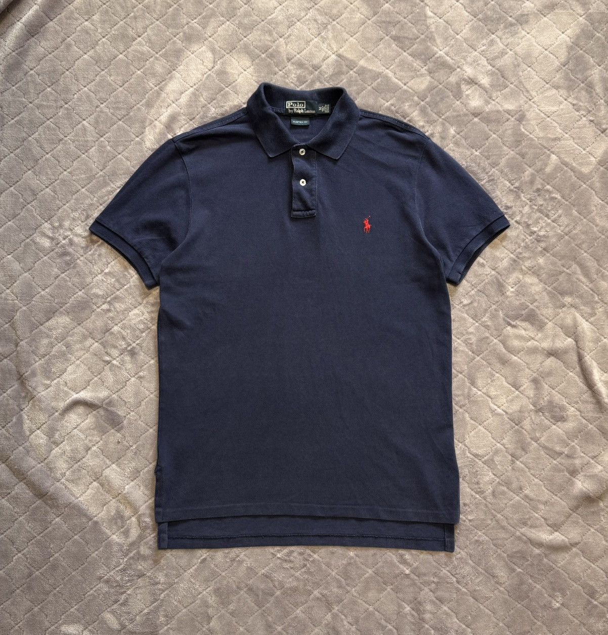 Polo Ralph Lauren × Vintage Vintage Polo Ralph Lauren Classic Navy Polo Shirt Size US M / EU 48-50 / 2 - 1 Thumbnail