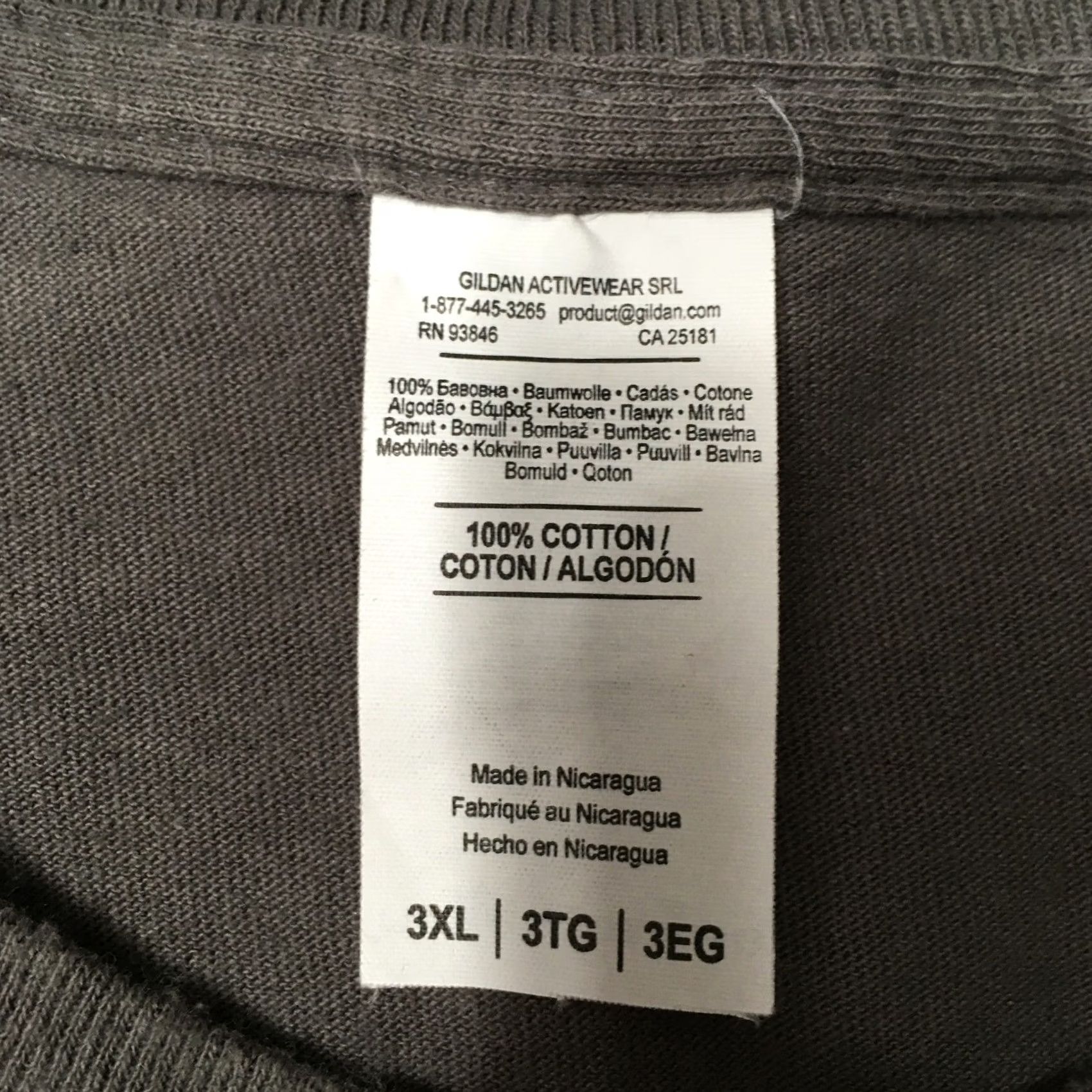 Gildan Gildan Fisherman Fishing T-Shirt 3XL COTTON Gray Men Size US XXL / EU 58 / 5 - 3 Thumbnail