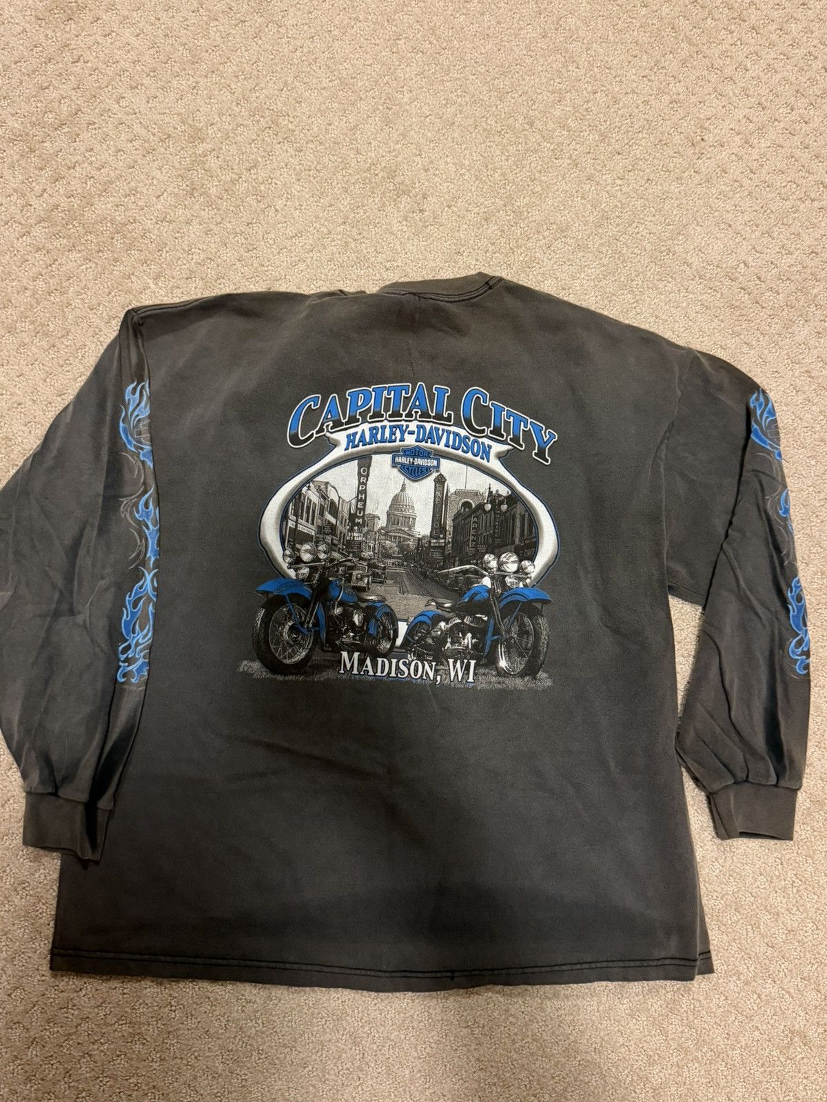 Harley Davidson Crazyyy vintage harley fader Size US XL / EU 56 / 4 - 2 Thumbnail