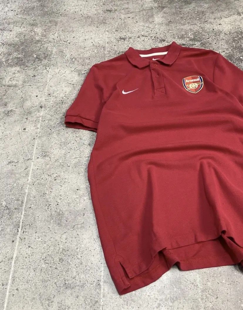 Nike × Vintage Arsenal Nike Fly Emirates Jersey Shirt Tee Fan Football Size US M / EU 48-50 / 2 - 9 Thumbnail