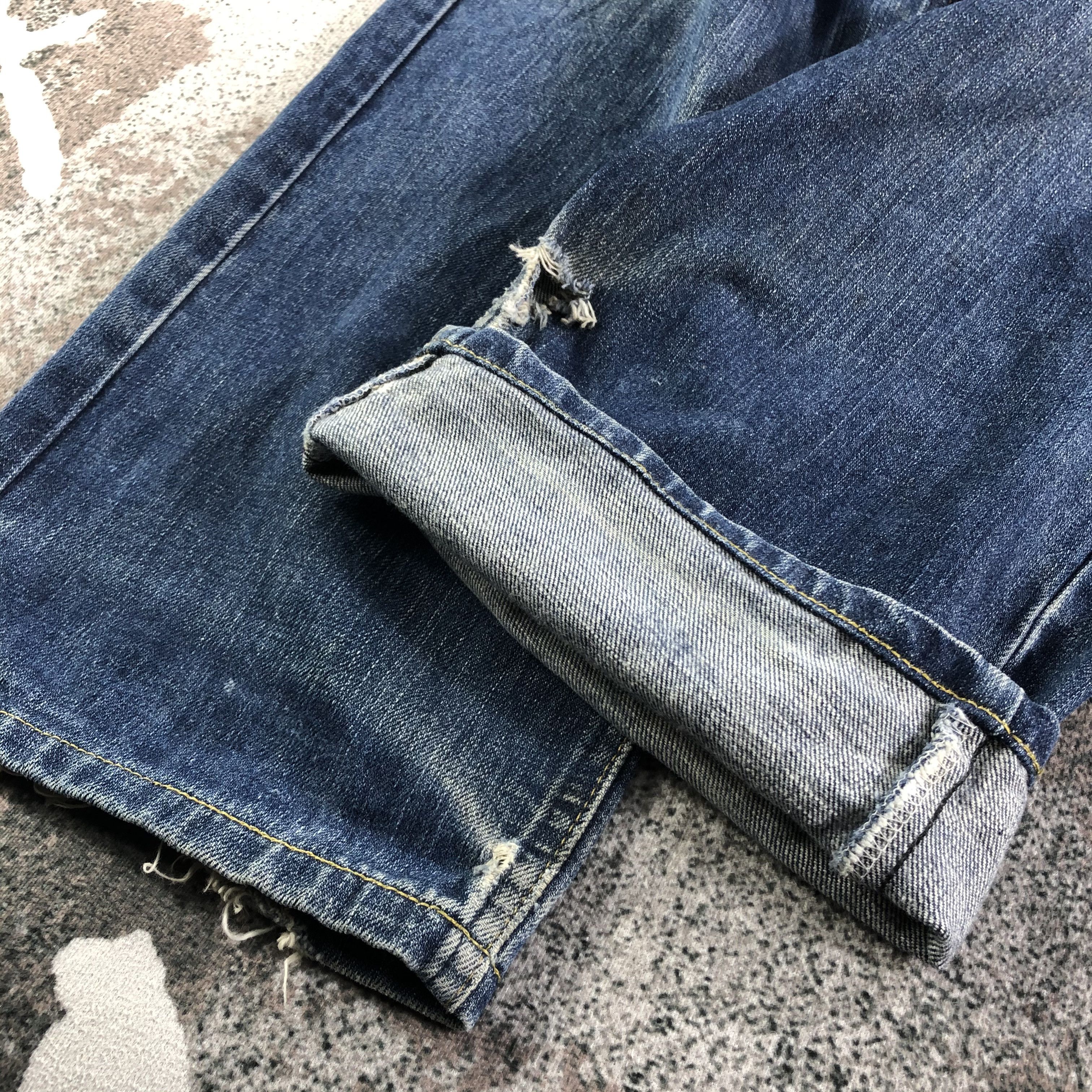 Silas Silas Jeans Faded Blue Denim KJ2199 Size US 32 / EU 48 - 7 Thumbnail