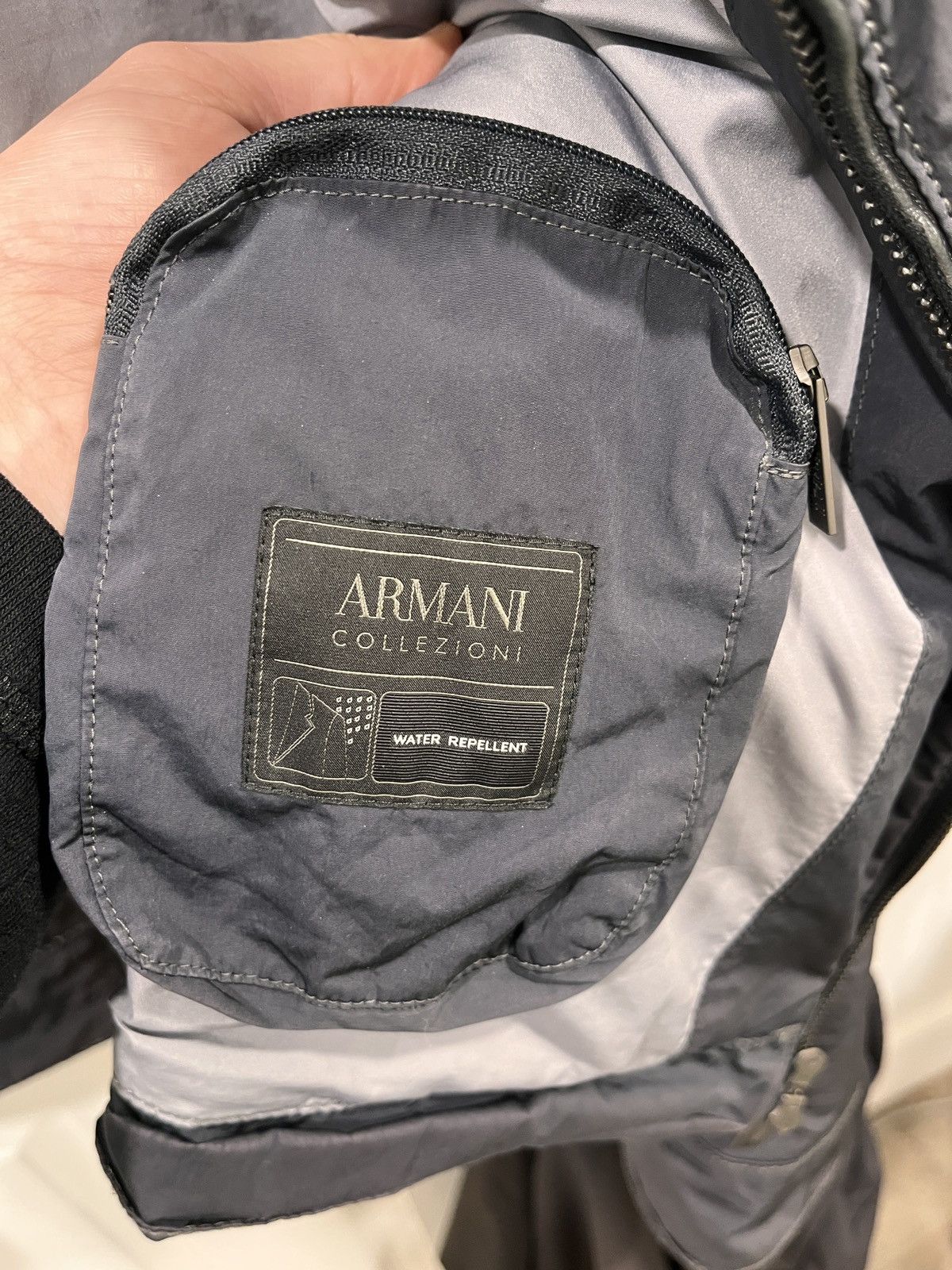 Armani Collezioni Classic Armani Collezioni Water Repellent Bomber Jacket Size US M / EU 48-50 / 2 - 8 Thumbnail