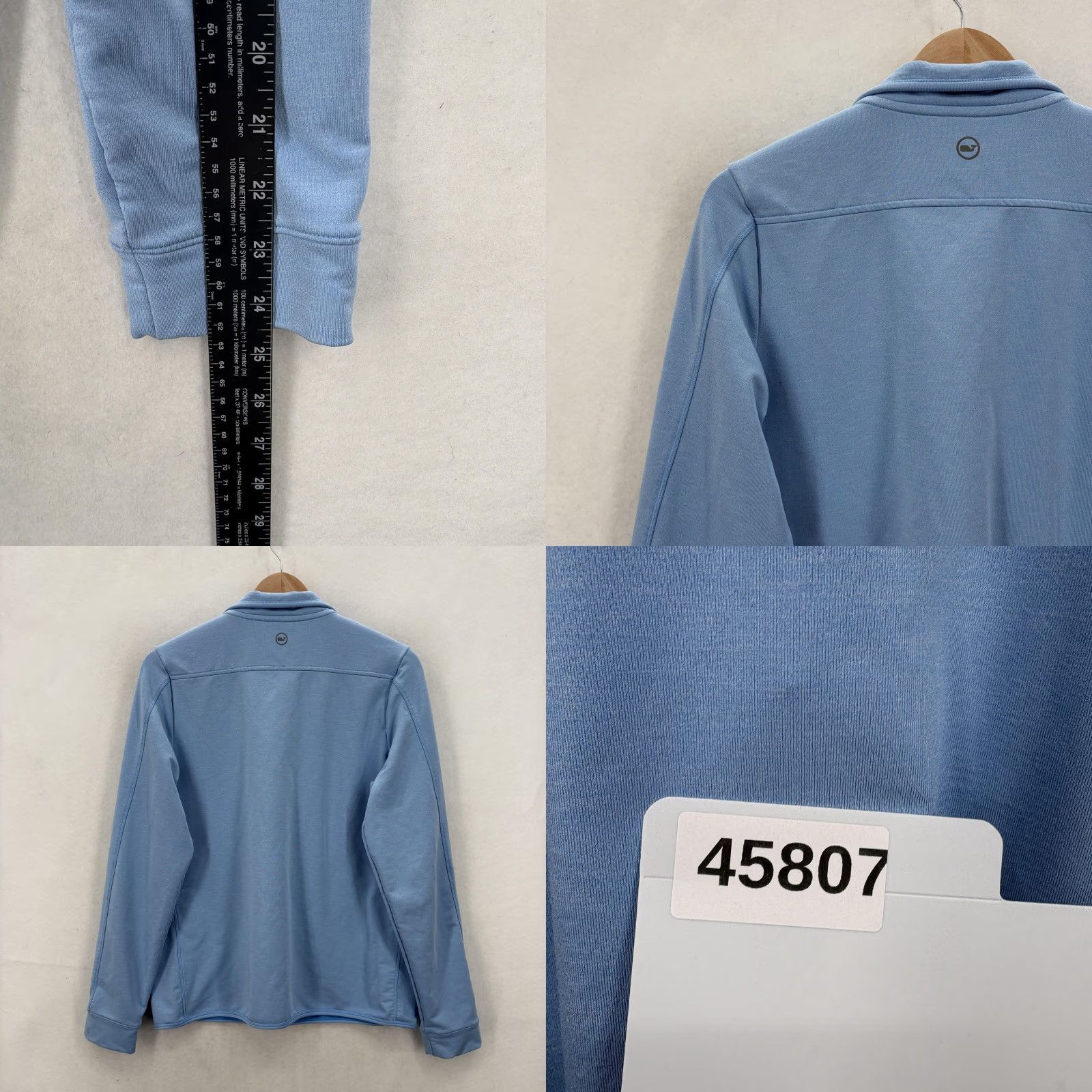 Vineyard Vines Vineyard Vines Sweater Mens M Blue Performance Quarter Zip Pullover Top Size US M / EU 48-50 / 2 - 8 Thumbnail
