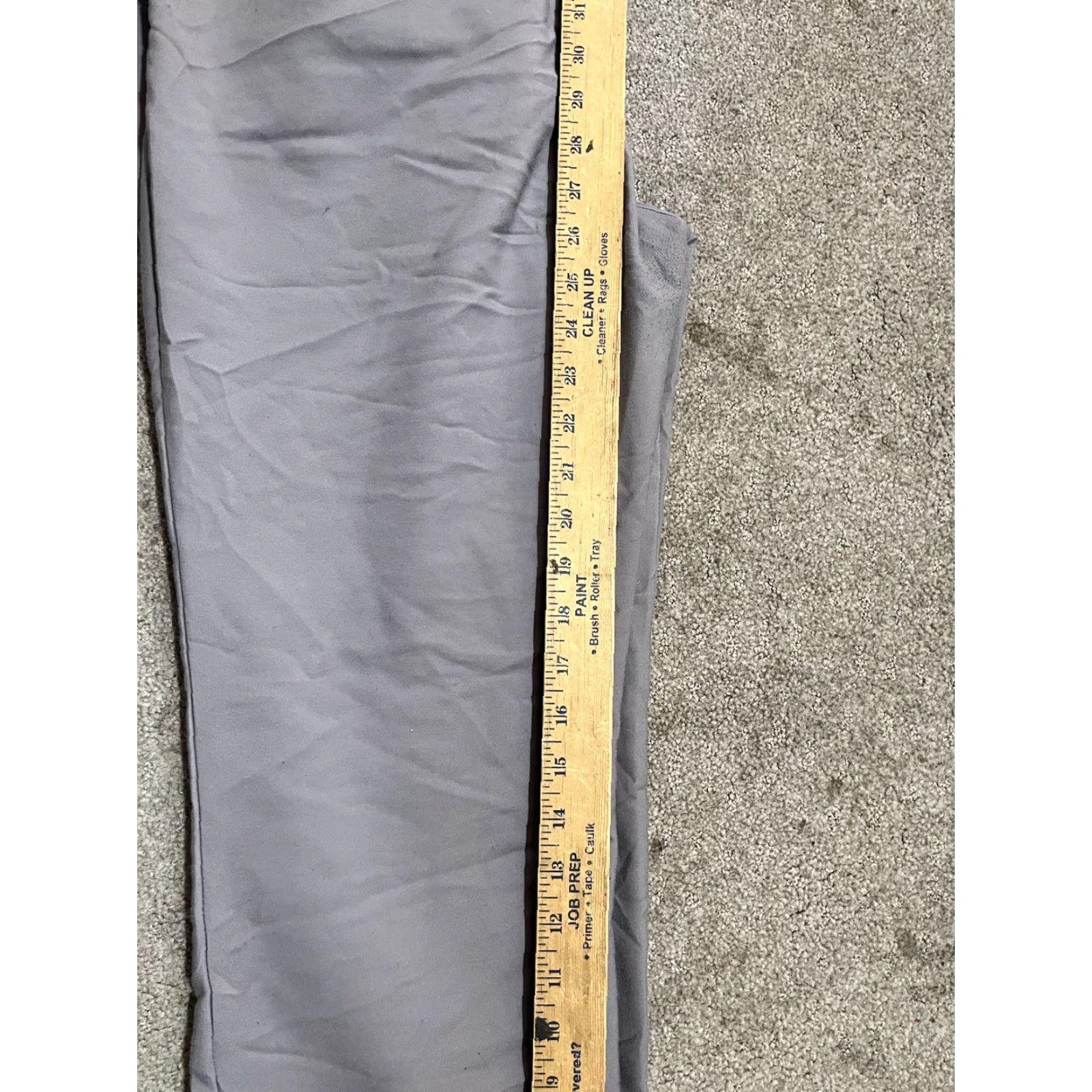 Lee Lee Women’s Pants - Regular Fit Straight Leg Mid Rise Gray 12S Formal Trim Shaping Button Zip Flat Front Twill Polyester Size 34" / US 12 / IT 48 - 7 Thumbnail