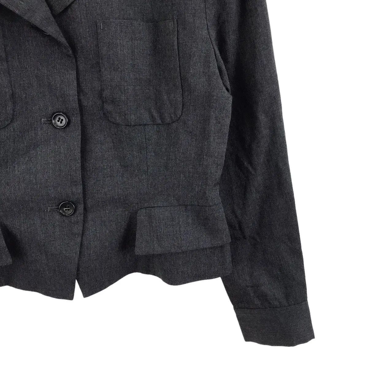 Vintage × Yohji Yamamoto Vtg 80’ YOHJI YAMAMOTO WORKSHOP Collection Blazer 2 Button Size M / US 6-8 / IT 42-44 - 4 Thumbnail