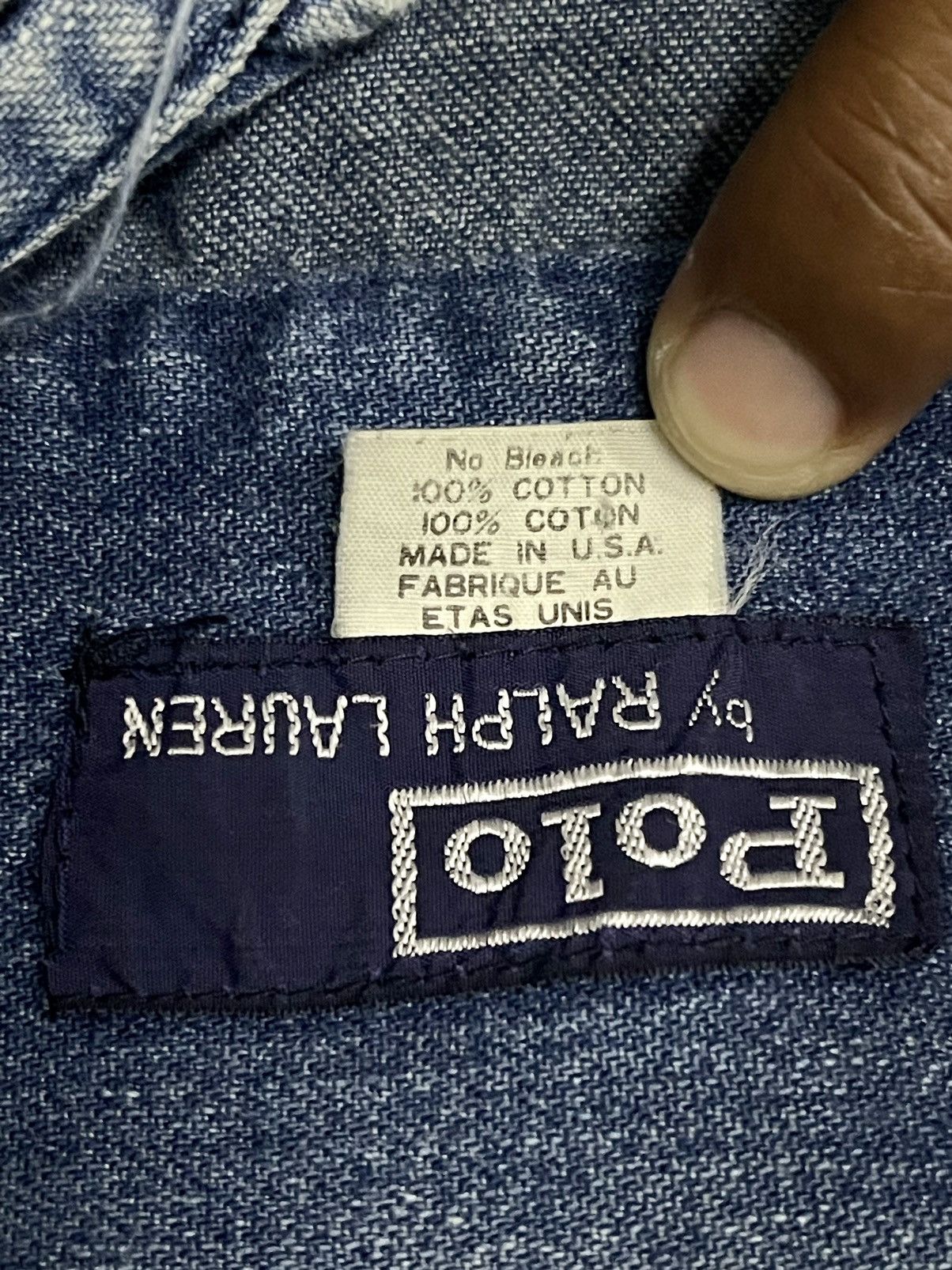Polo Ralph Lauren POLO RALPH LAUREN DENIM SHIRTS SINGLE POCKET FADED Size US M / EU 48-50 / 2 - 5 Thumbnail