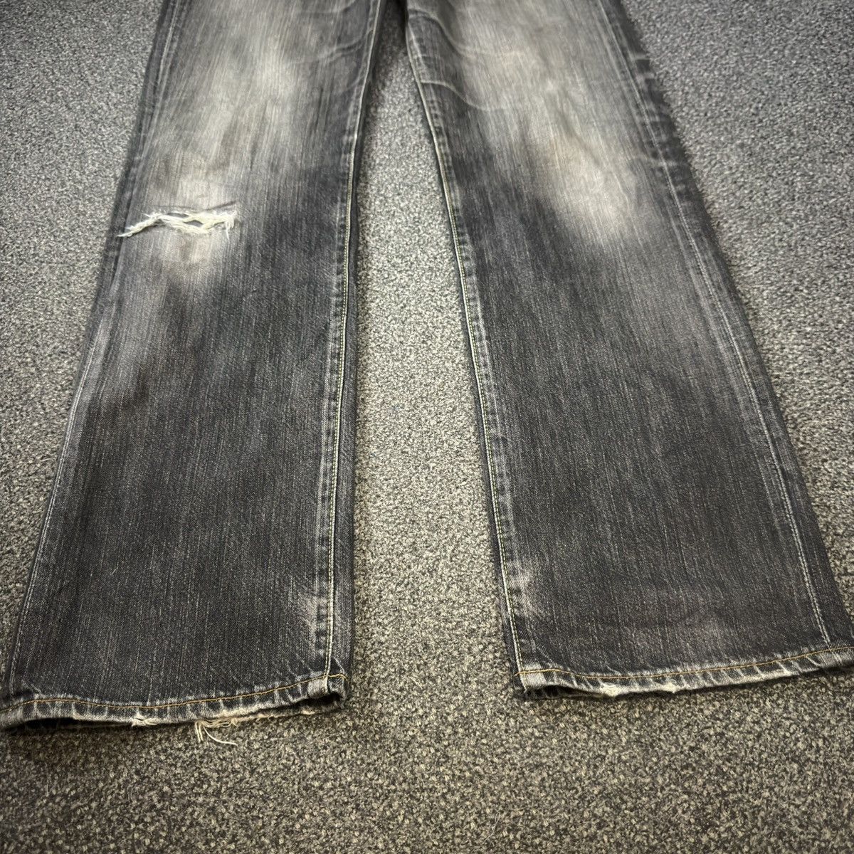 Undercover × Uniqlo 🔥 Vintage 90s Japanese Uniqlo S002 UJ Distressed Black Faded Size US 34 / EU 50 - 5 Thumbnail