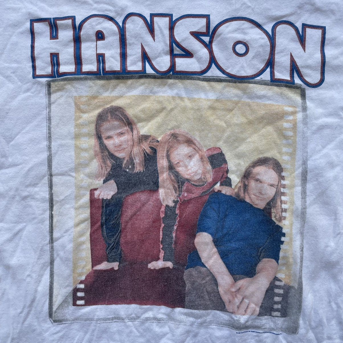 Band Tees × Vintage Vintage 1997 Hanson Band Shirt Size Medium Size US M / EU 48-50 / 2 - 2 Thumbnail