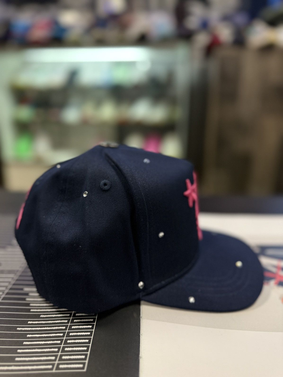 HELLSTAR Hellstar Adjustable Size SnapBack Hat Blue Pink STONE (NEW) Size ONE SIZE - 5 Thumbnail