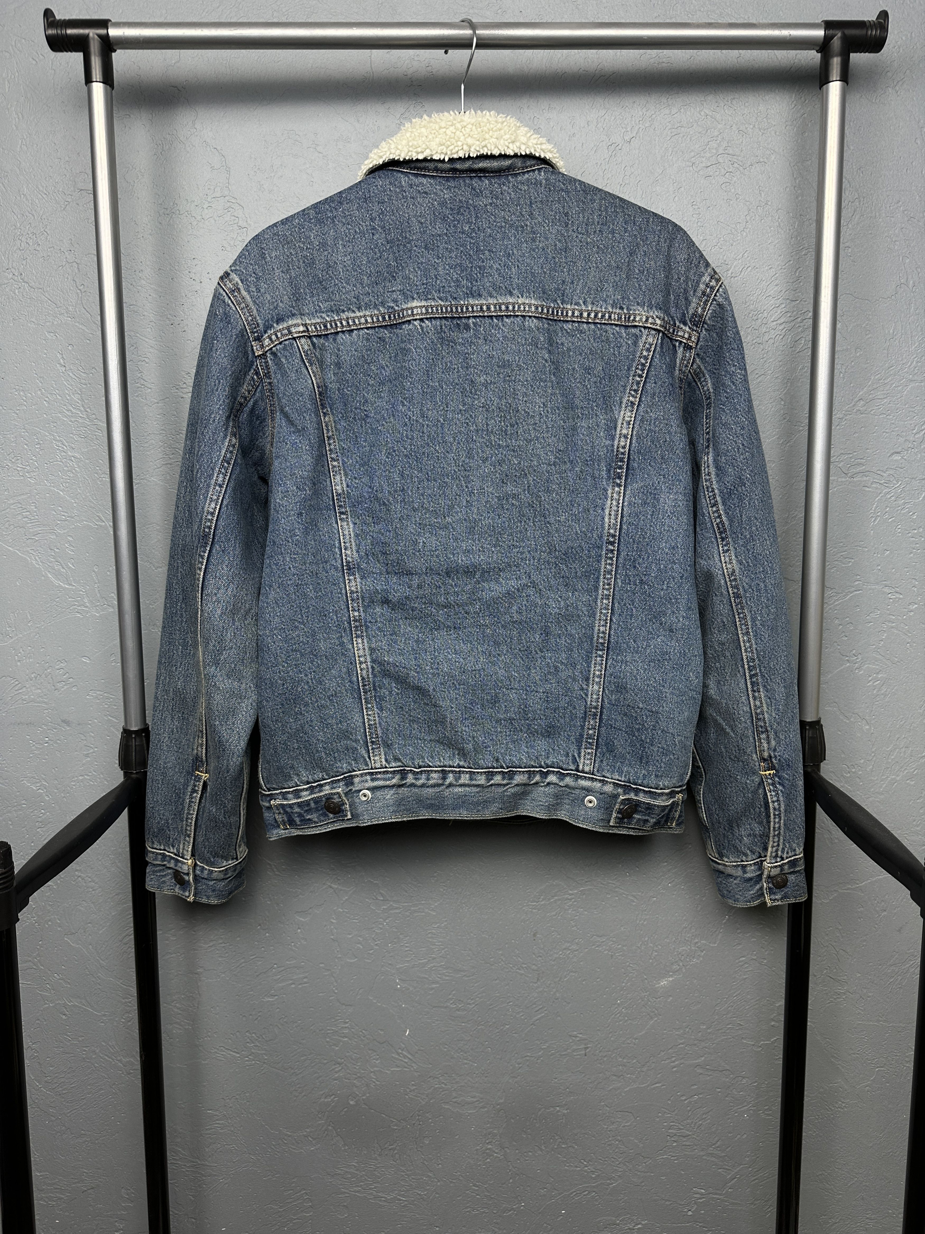 Levi's Levi's Premium Denim Mens Sherpa Jacket Size US S / EU 44-46 / 1 - 12 Thumbnail