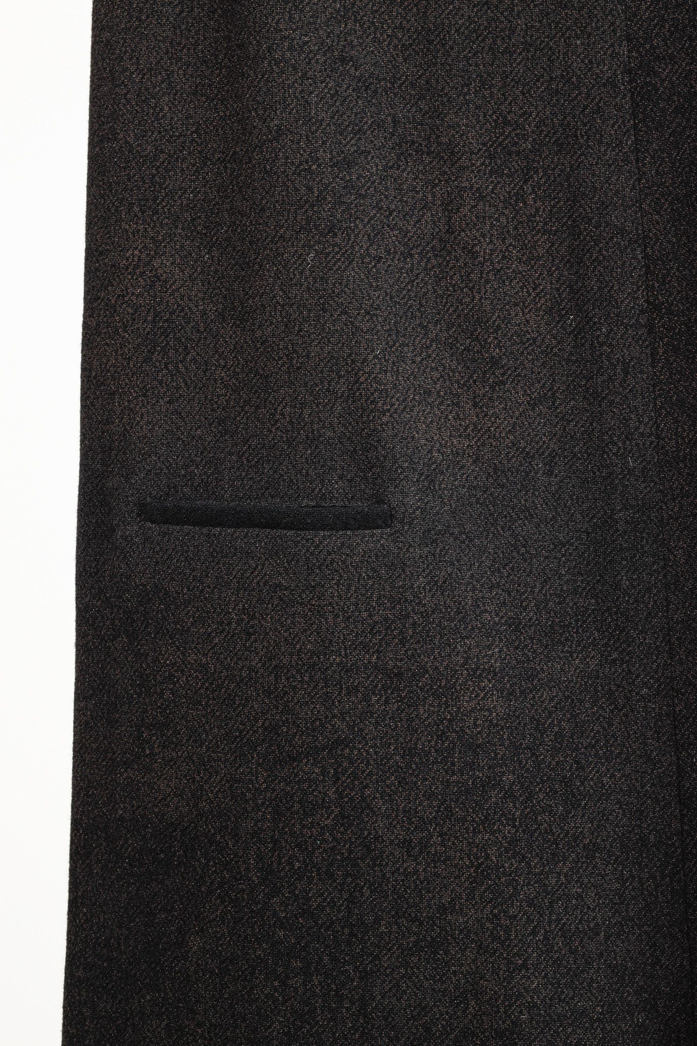 Other Shirin Guild Brown & Black Wool Drop-Crotch Pants Size 30" / US 8 / IT 44 - 6 Thumbnail