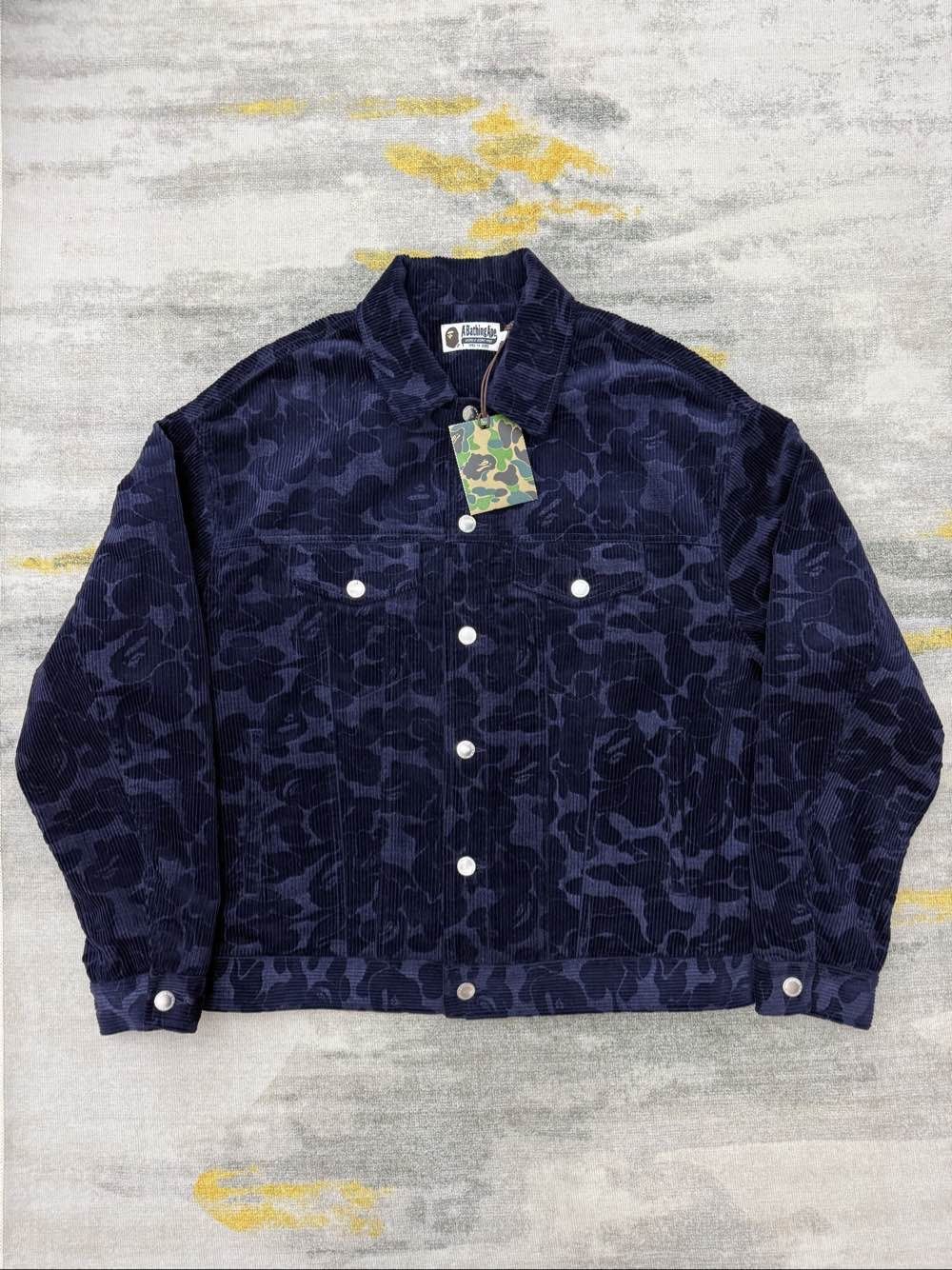 Bape A BATHING APE Camo Corduroy Jacket Size L Size US L / EU 52-54 / 3 - 1 Thumbnail