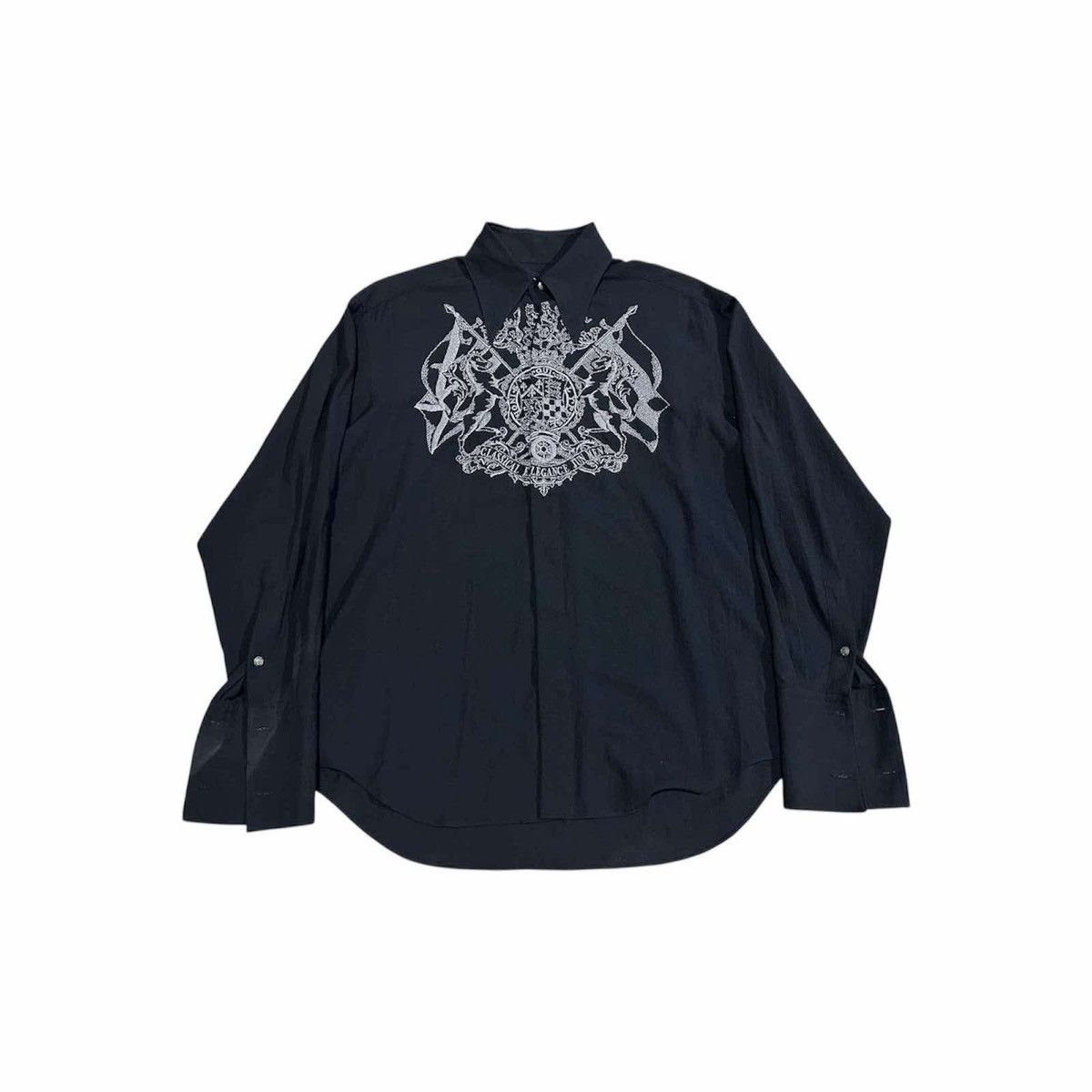 Issey Miyake × JUN MEN × Japanese Brand 🔥Vintage Jun Men Embroidered rShirt Long Sleeve Size US XL / EU 56 / 4 - 5 Thumbnail