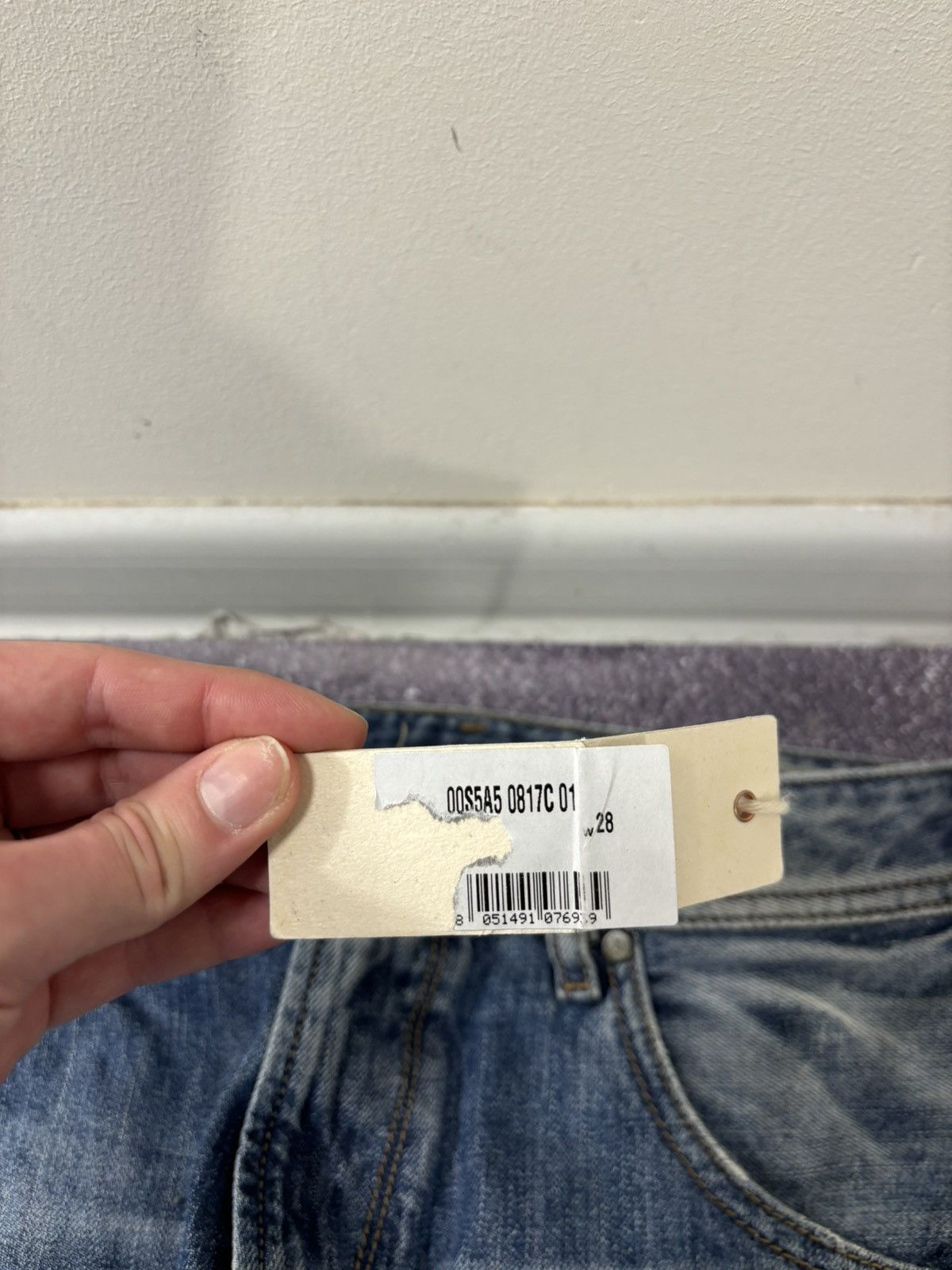 Diesel Diesel Krayver NWT Regular Slim Carrot Blue Denim Jeans Size US 28 / EU 44 - 9 Thumbnail