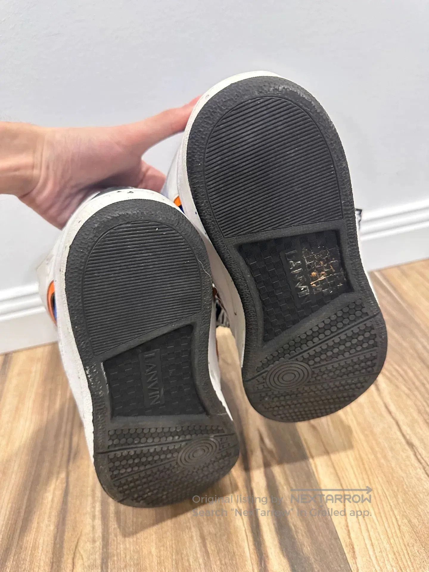 Lanvin Lanvin Men's Blue White Bread Sneakers. Size US 10 / EU 43 - 5 Thumbnail