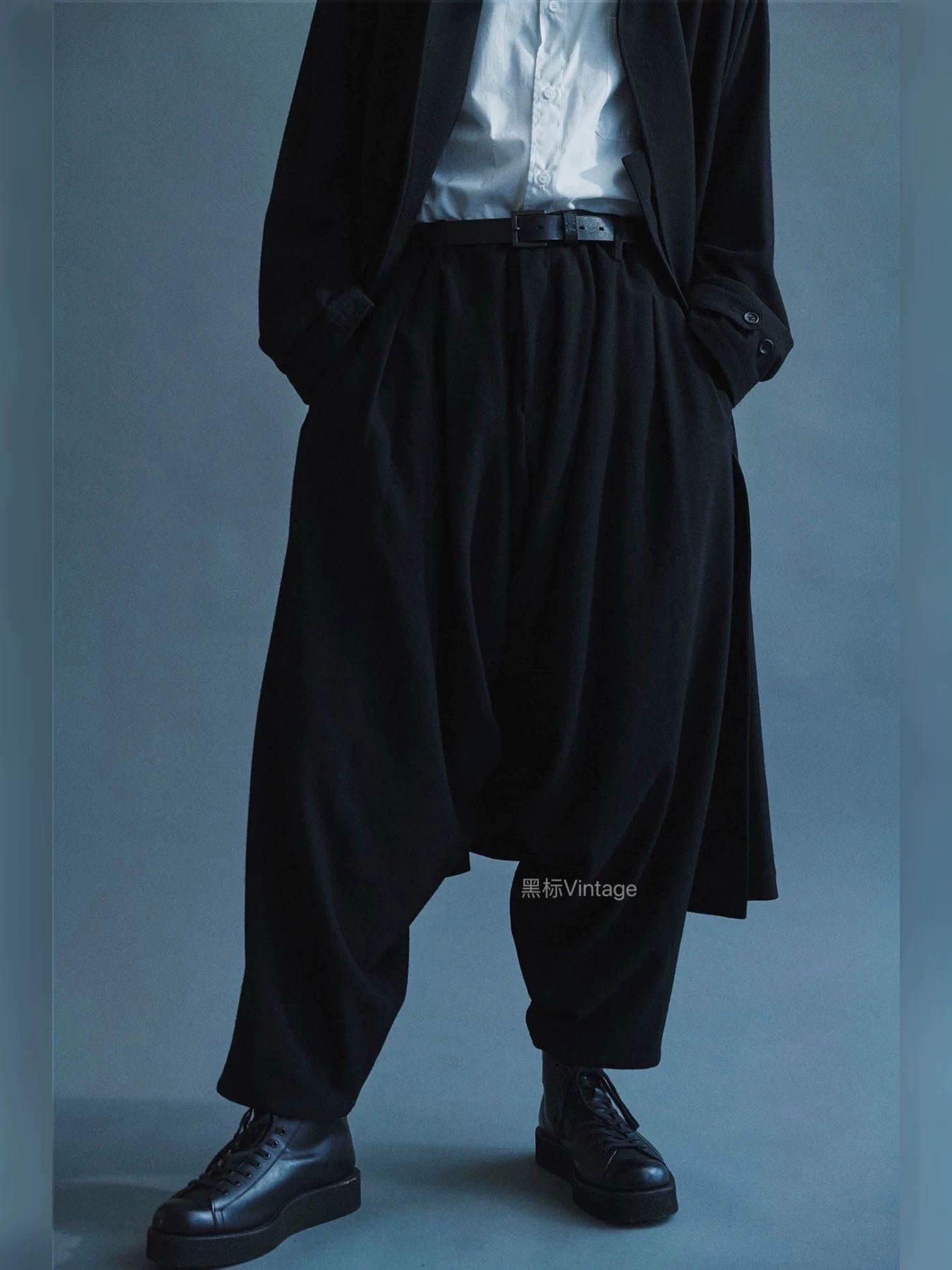 Yohji Yamamoto Yohji Yamamoto 25SS Vintage Triacetate Low-Rise Pants Size US 32 / EU 48 - 2 Thumbnail