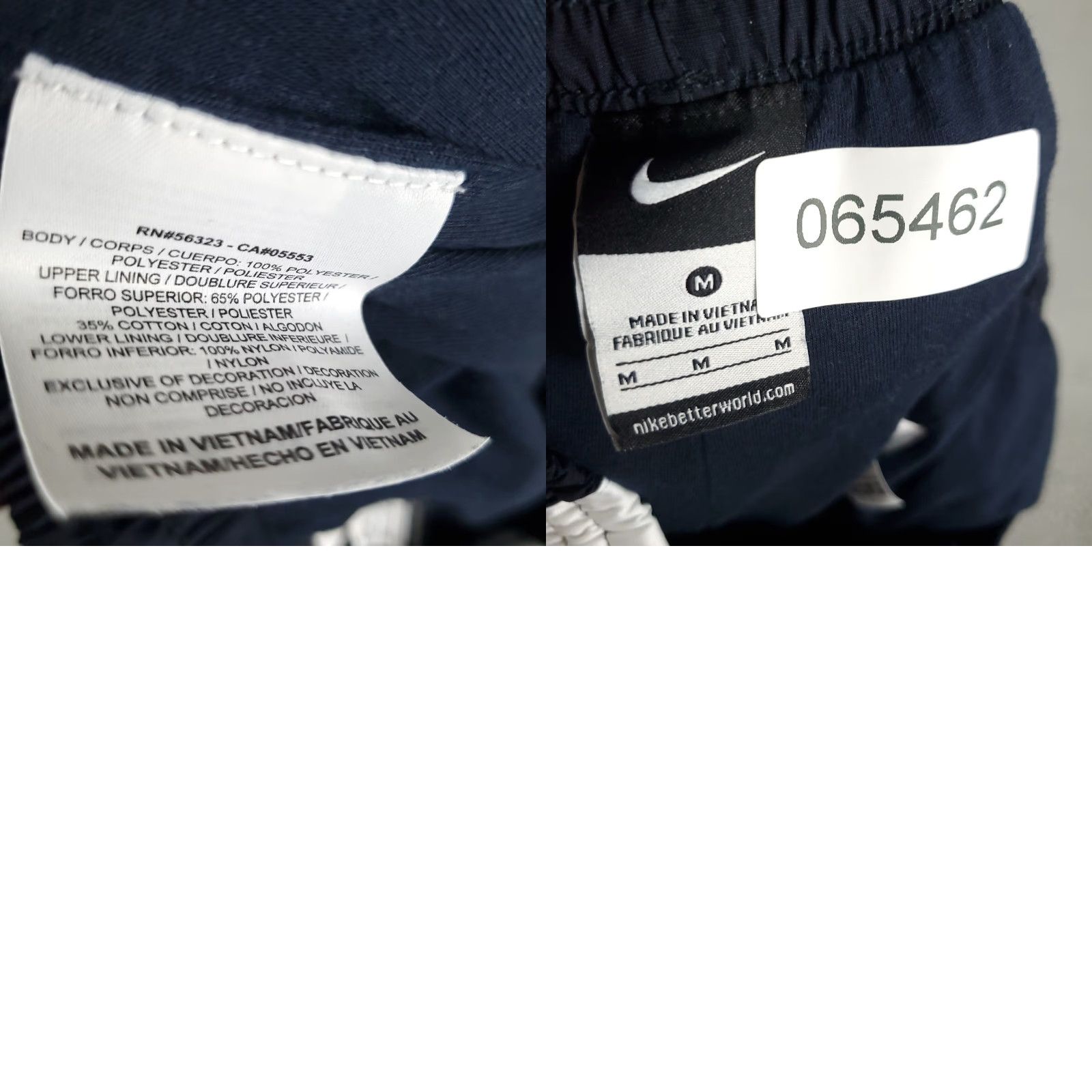 Adidas Adidas Pants Mens M Navy Blue White Ankle Zip Windbreaker Track Joggers Size US 31 - 9 Thumbnail