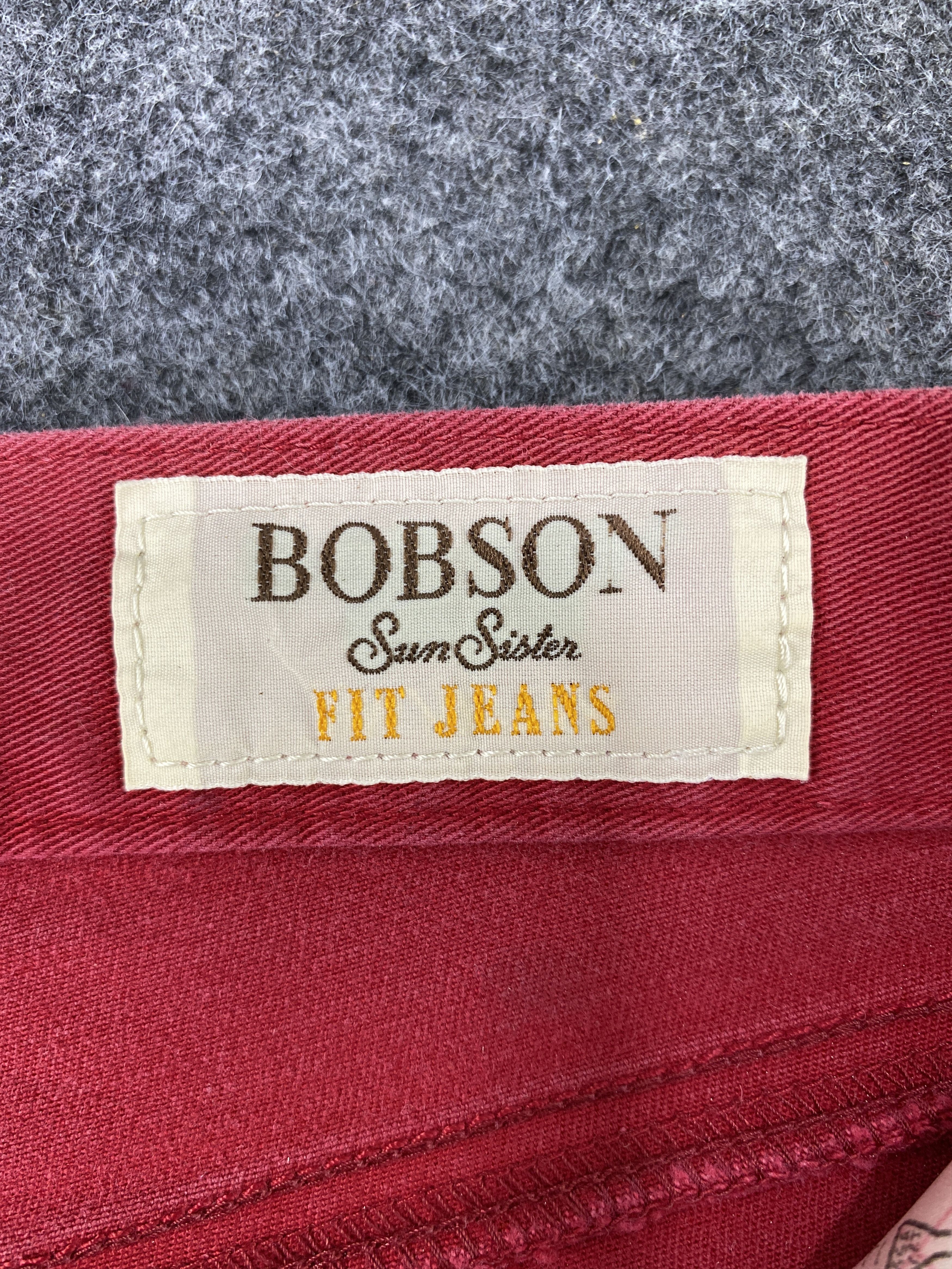 Japanese Brand Bobson Fit Red Jeans - J1043 Size 24" / US 00 / IT 34 - 9 Thumbnail