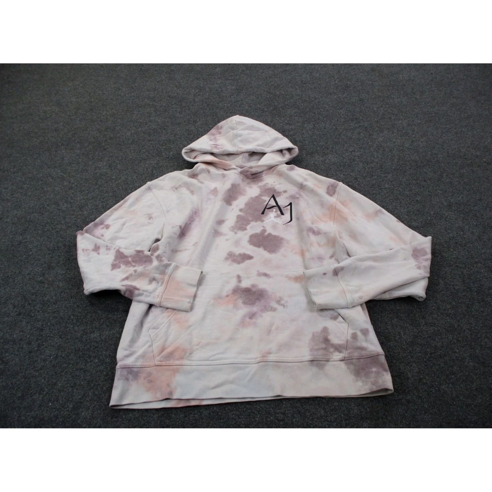 Jordan Brand Air Jordan Hoodie Mens XL Jumpman DNA Dye Logo Pullover Sweatshirt Multicolor Casual Sports Knit Cotton Polyester Hooded Pockets Thermal Size US XL / EU 56 / 4 - 3 Thumbnail