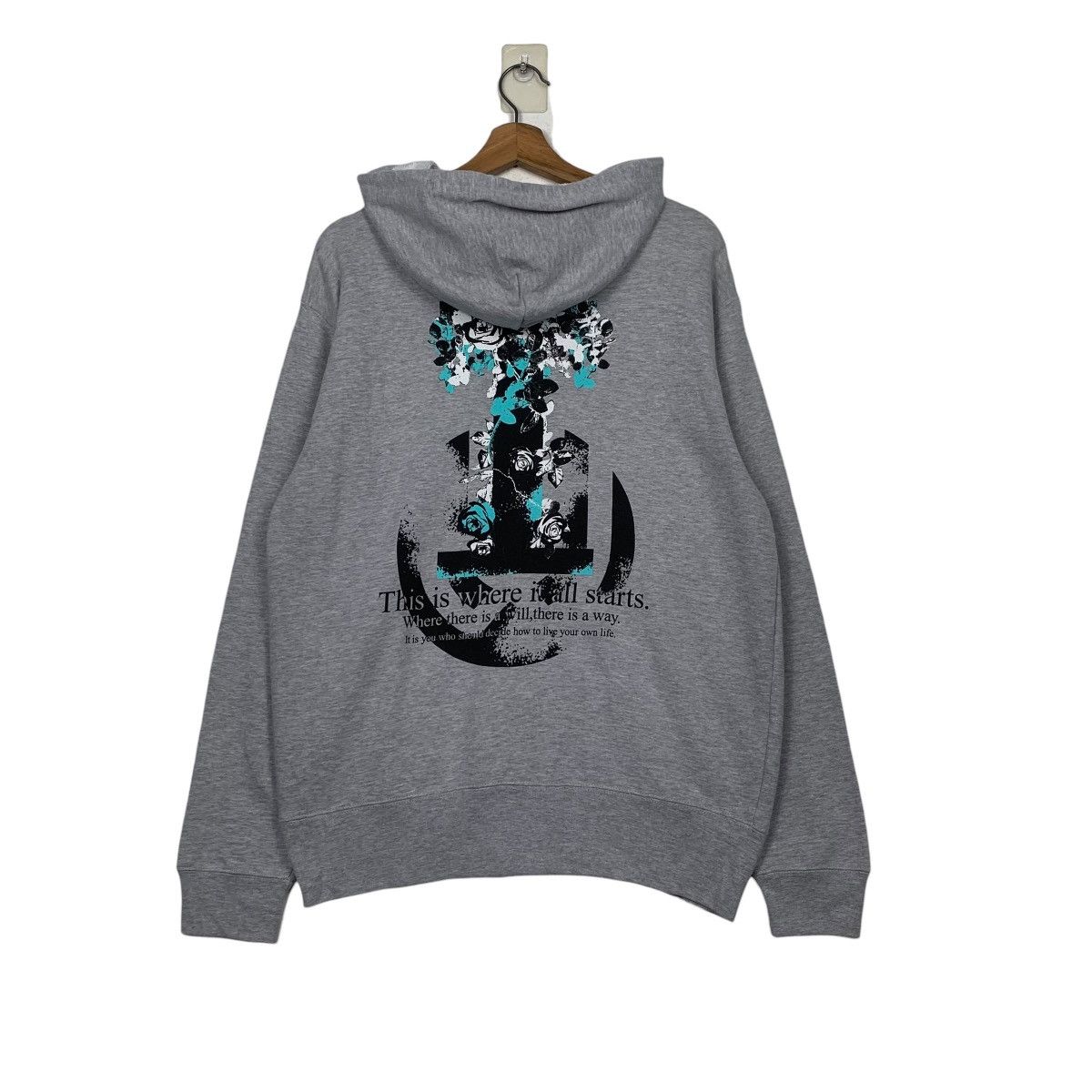 Japanese Brand Japanese Brand Poem Pullover Hoodie Size US L / EU 52-54 / 3 - 1 Thumbnail