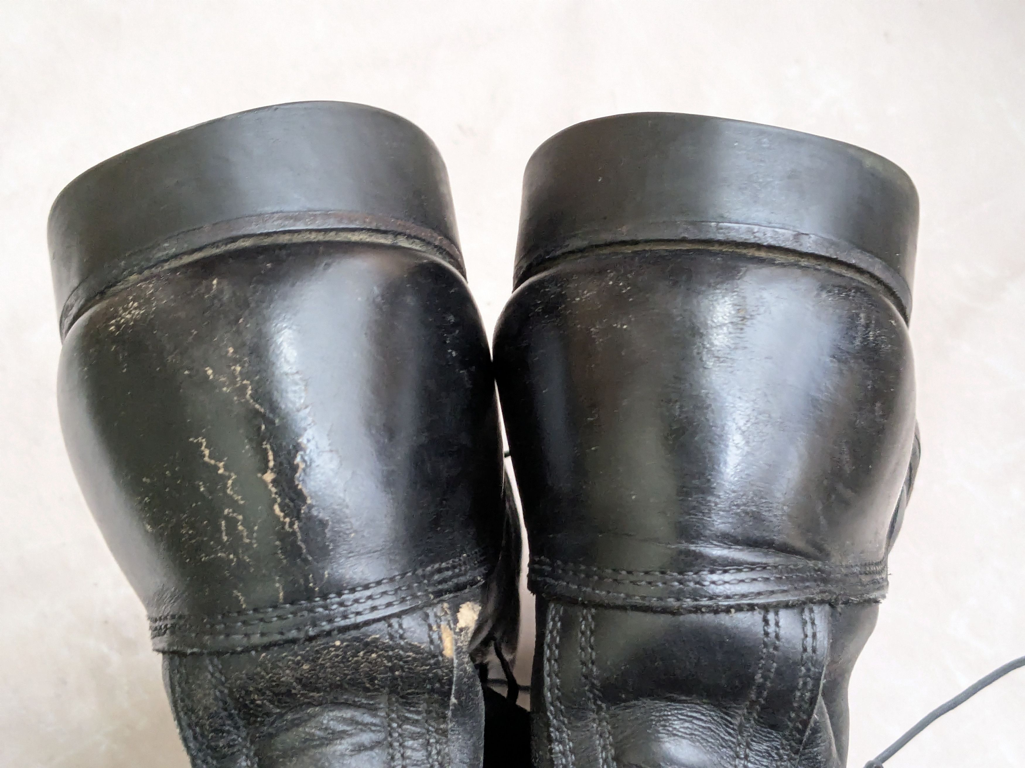 Genuine Leather Corcoran Combat Boots Black 10 D Leather USA Vintage Size US 10 / EU 43 - 8 Thumbnail