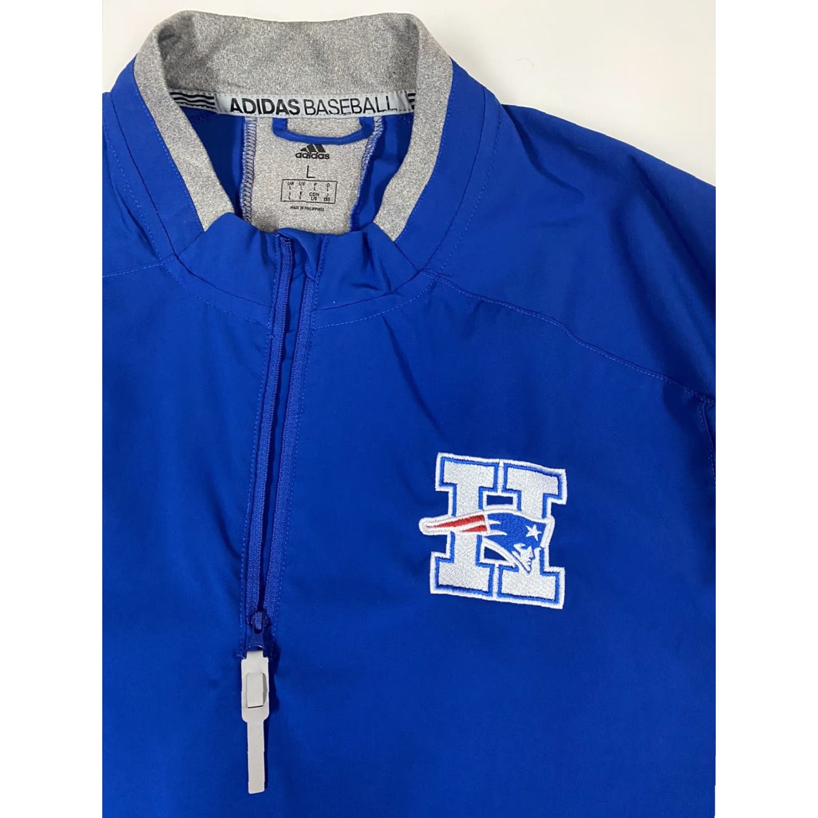 Adidas adidas Mens sweatshirt Large blue patriots logo pullover zip Active Size US L / EU 52-54 / 3 - 4 Thumbnail