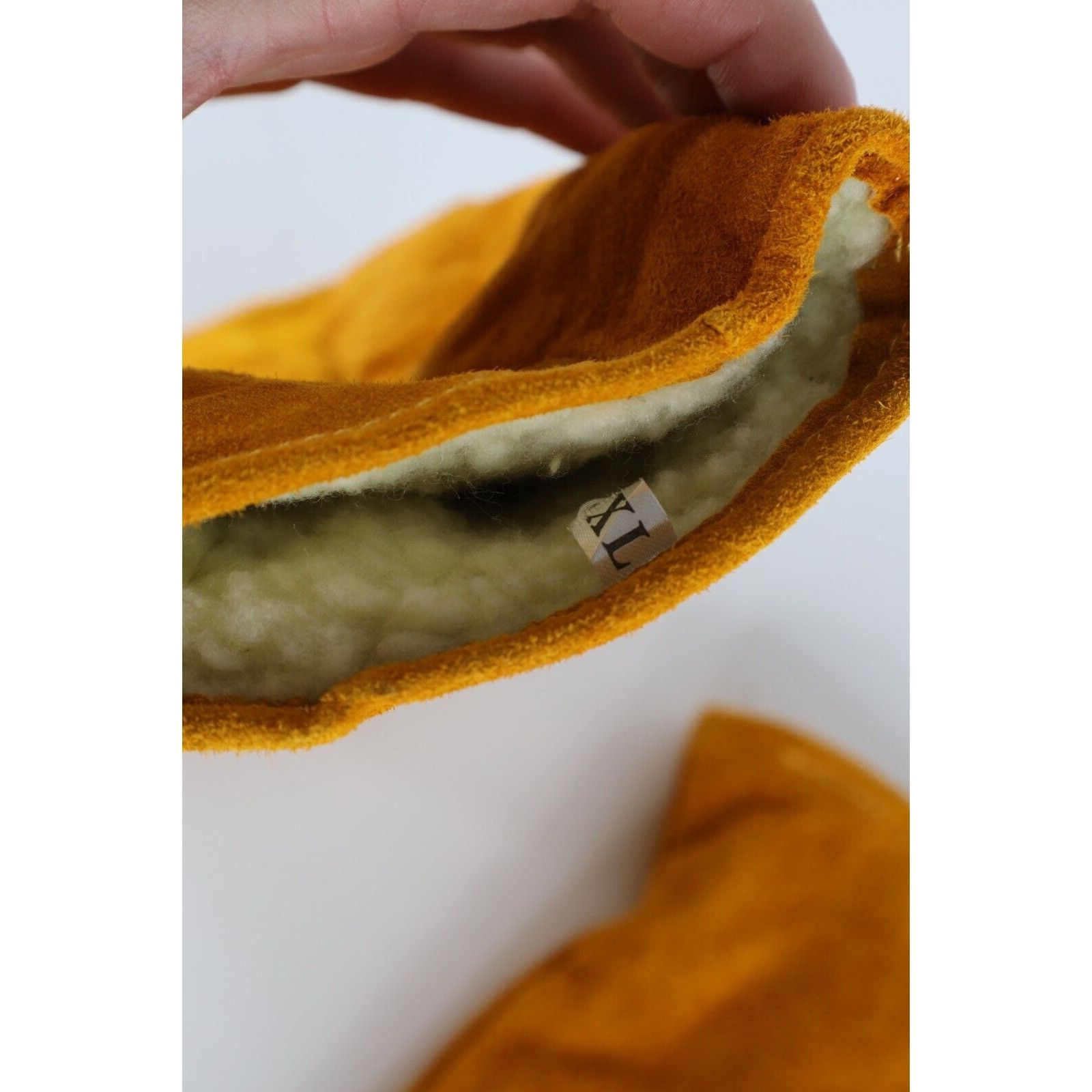 Vintage Vintage 70s Streetwear Suede Leather Deep Pile Fleece Gloves Size ONE SIZE - 5 Thumbnail