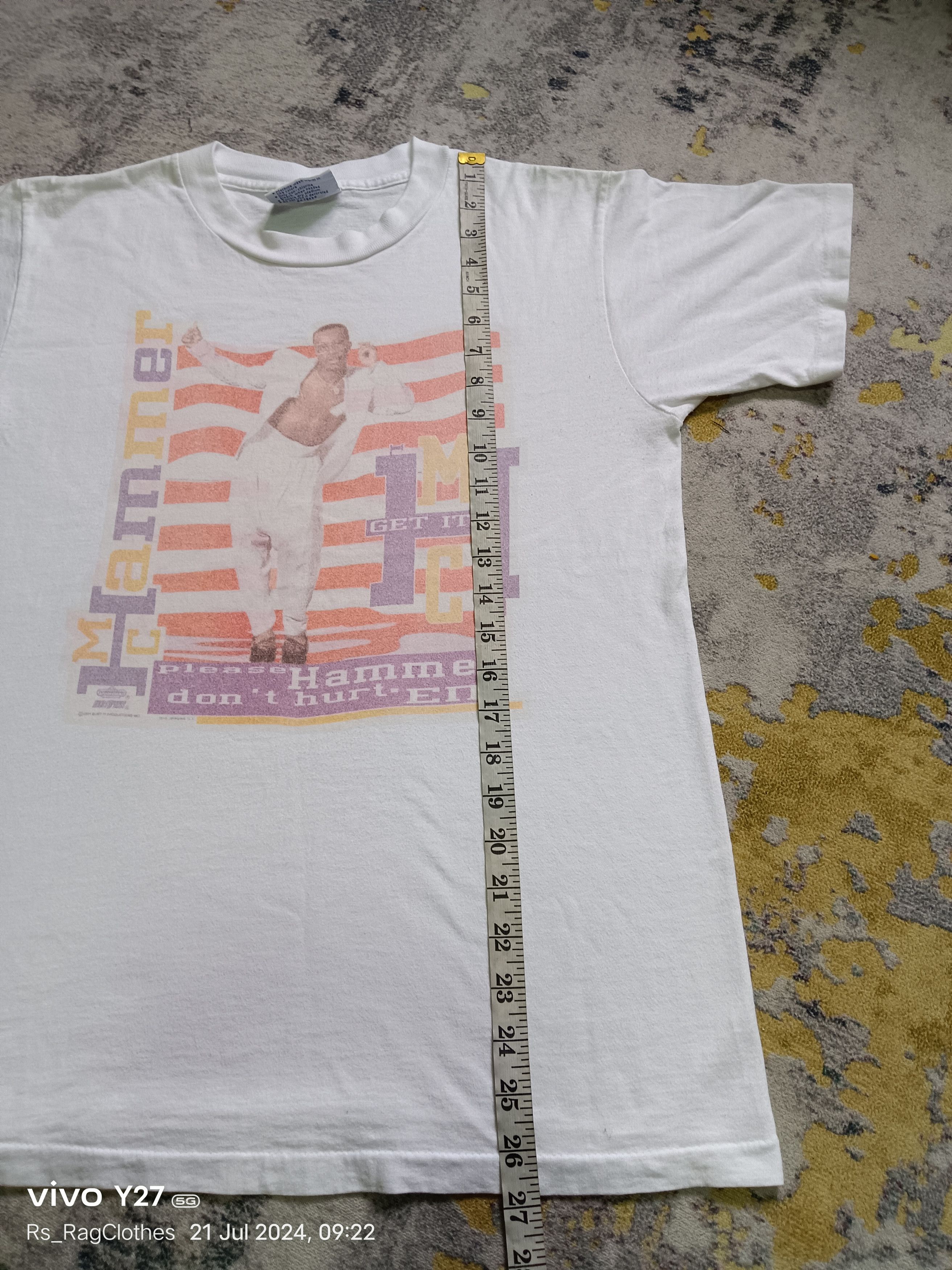 Band Tees × Rap Tees × Vintage Vintage MC HAMMER tee Size US M / EU 48-50 / 2 - 8 Thumbnail