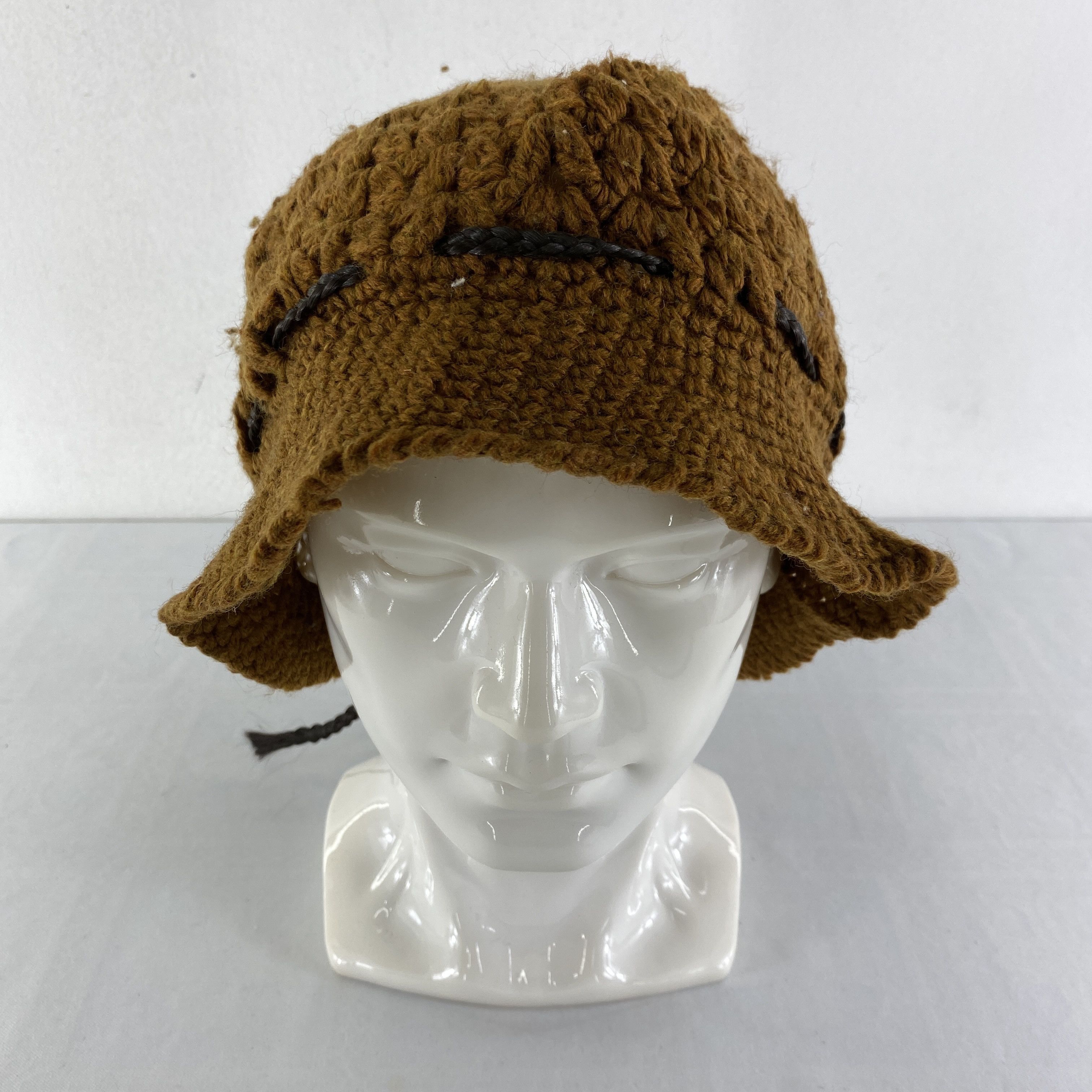 Japanese Brand Rare Plain Snow Cap Hat Beanie -BN529 Size ONE SIZE - 2 Thumbnail