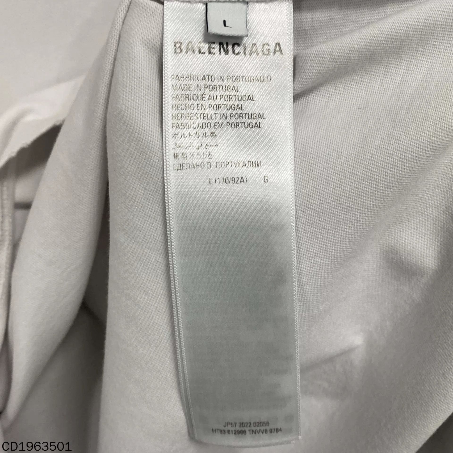 Balenciaga Balenciaga Reversed Letter Print SS Tee 95 New L Size L / US 10 / IT 46 - 5 Thumbnail