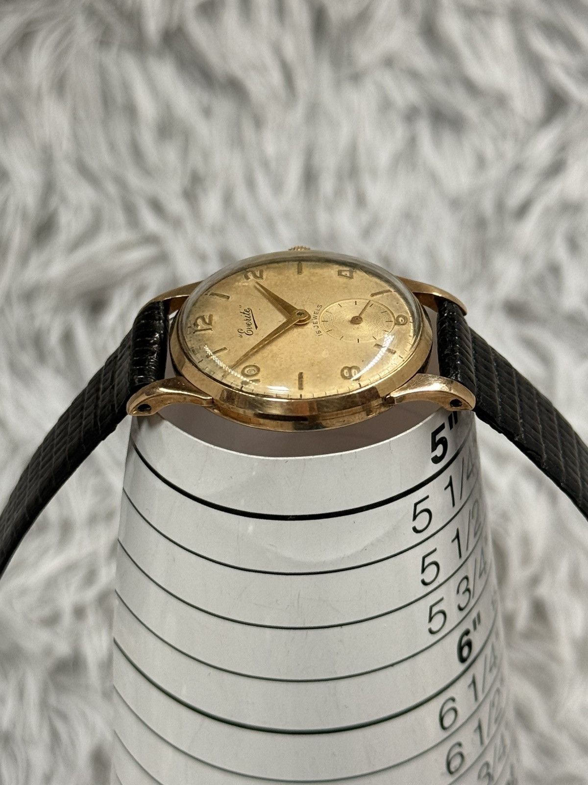 Vintage Vintage 1970’s EVERITE 15 jewels Manual Watch 9CT. Gold Size ONE SIZE - 10 Thumbnail