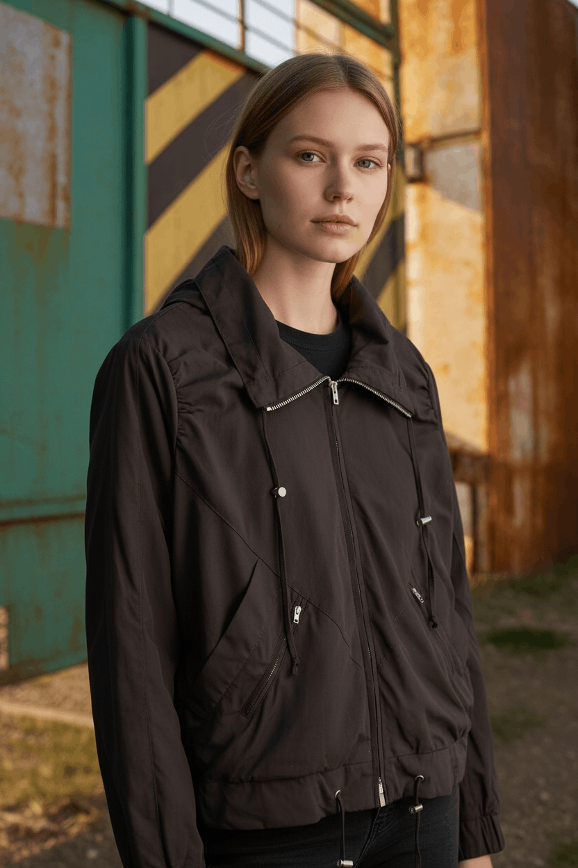Japanese Brand ANTERPRIMA Motorcycle Punk Coated Outdoor Jacket Size L / US 10 / IT 46 - 2 Thumbnail