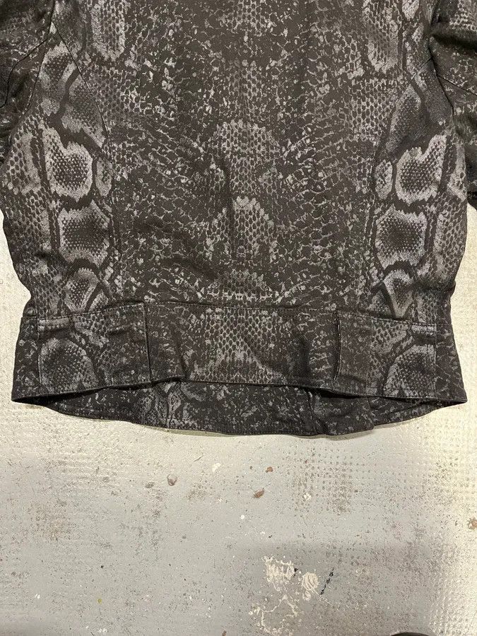 Roberto Cavalli FW1999 Roberto Cavalli Black Obscure Leopard Print Biker Jacket Size M / US 6-8 / IT 42-44 - 7 Thumbnail