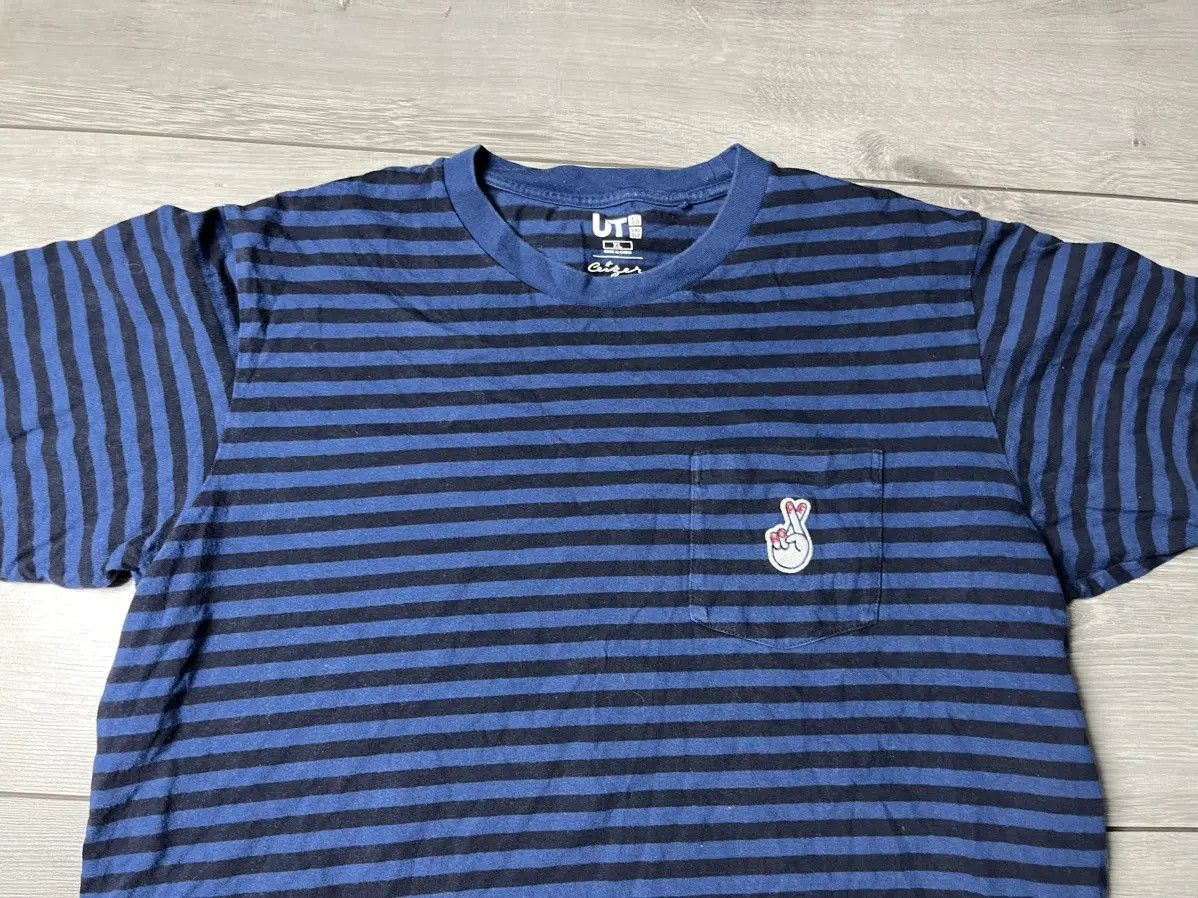 Japanese Brand Peter Ceizer X Uniqlo Size XL Striped Pocket Fingers Crossed Size US XL / EU 56 / 4 - 3 Thumbnail