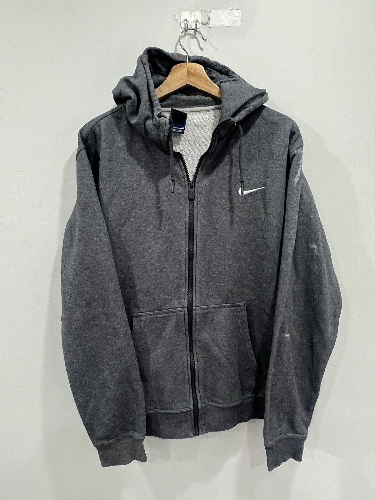 Nike Vintage Nike Hoodie sweater zip up swoosh check Size US XL / EU 56 / 4 - 1 Thumbnail
