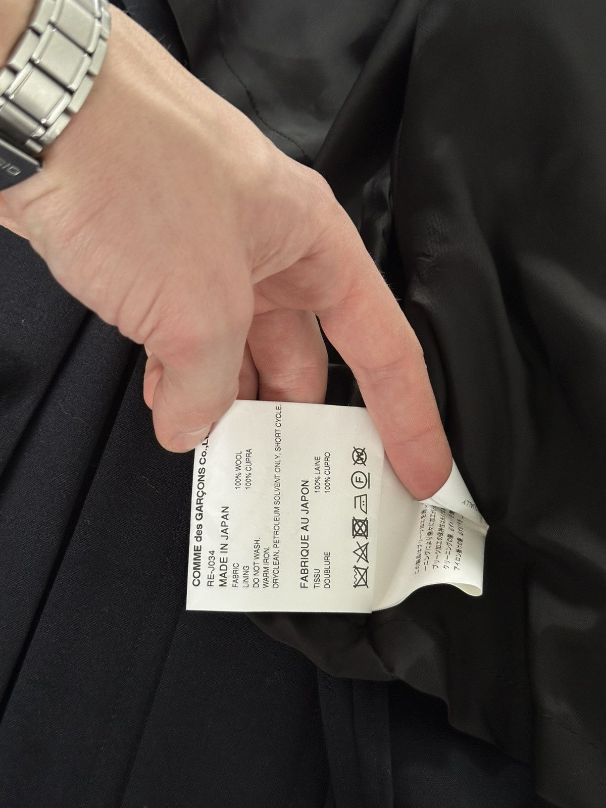 Comme des Garcons Comme Des Garçons Pocket Blazer And Long Skirt Set Size L / US 10 / IT 46 - 15 Thumbnail