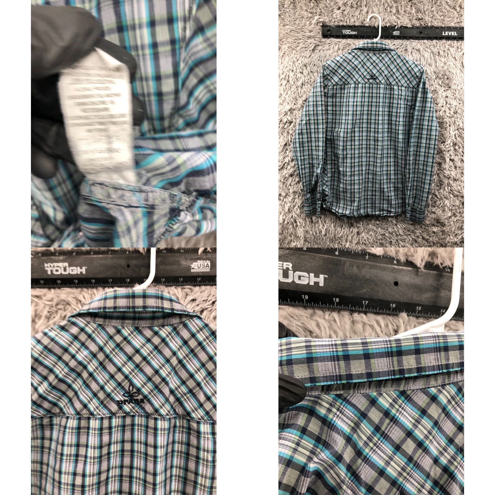 Prana Prana Slim Fit Shirt M Mens Long Sleeve Striped Multicolor Button-Up Size US M / EU 48-50 / 2 - 8 Thumbnail