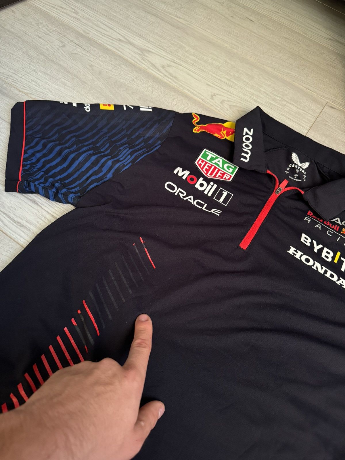 Honda × Red Bull Polo Jersey Red Bull Honda Castore racing t-shirt Size US M / EU 48-50 / 2 - 3 Thumbnail