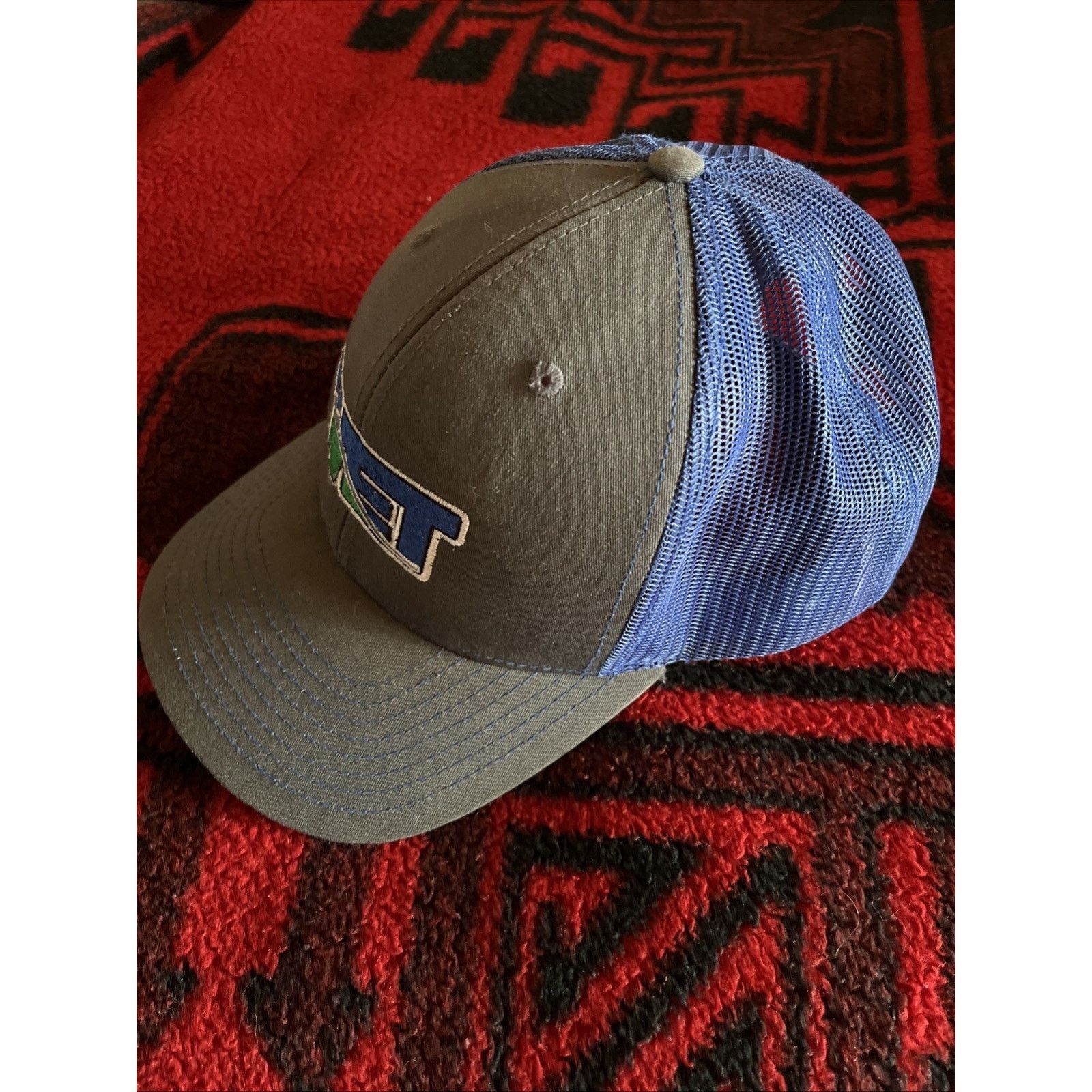 Richardson Richardson Gray “Wet” Baseball Cap Cotton Polyester Hat Size ONE SIZE - 3 Thumbnail