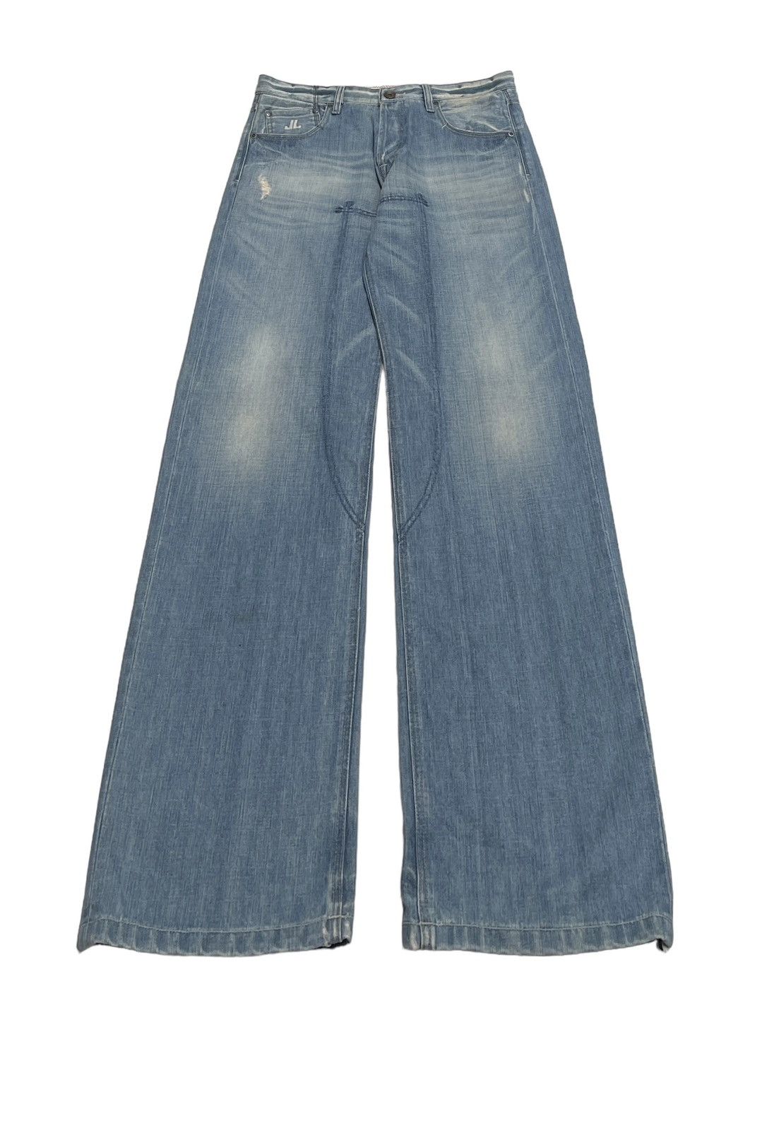 Japanese Brand × Vintage Rare Design Vintage Japanese Brand Jfour Baggy Jeans 2000s Size US 34 / EU 50 - 1 Thumbnail