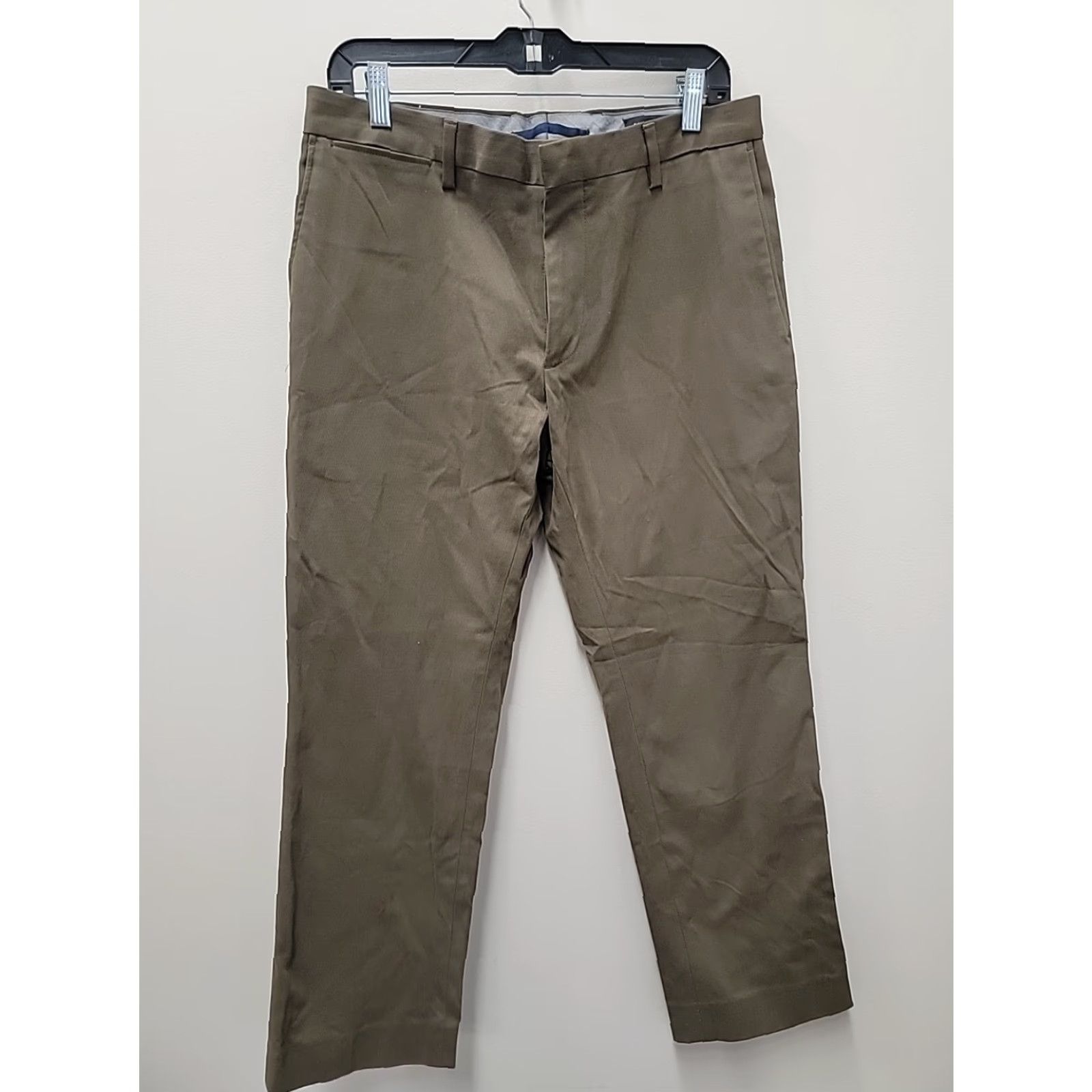 Banana Republic Banana Republic Pants Mens 32x30 Brown Career Regular Fit Trousers Pants Khakis Flat Front Belt Loops Cotton Blend Office Business Size US 32 / EU 48 - 2 Thumbnail