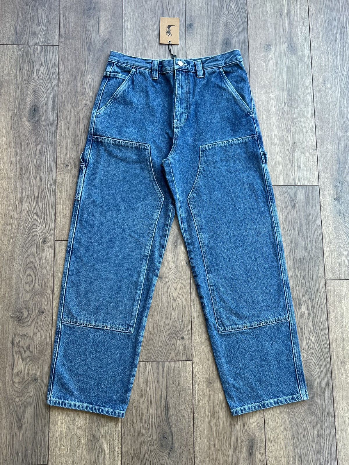 Stussy Stussy Denim Double Knee Work Pant 30 Size US 30 / EU 46 - 1 Thumbnail